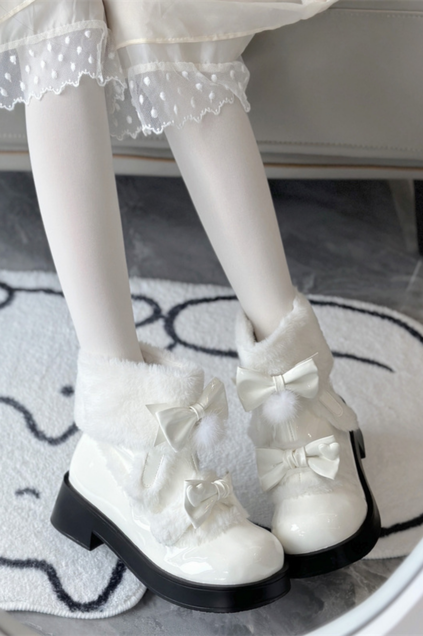 Dark Snow Lolita Boots
