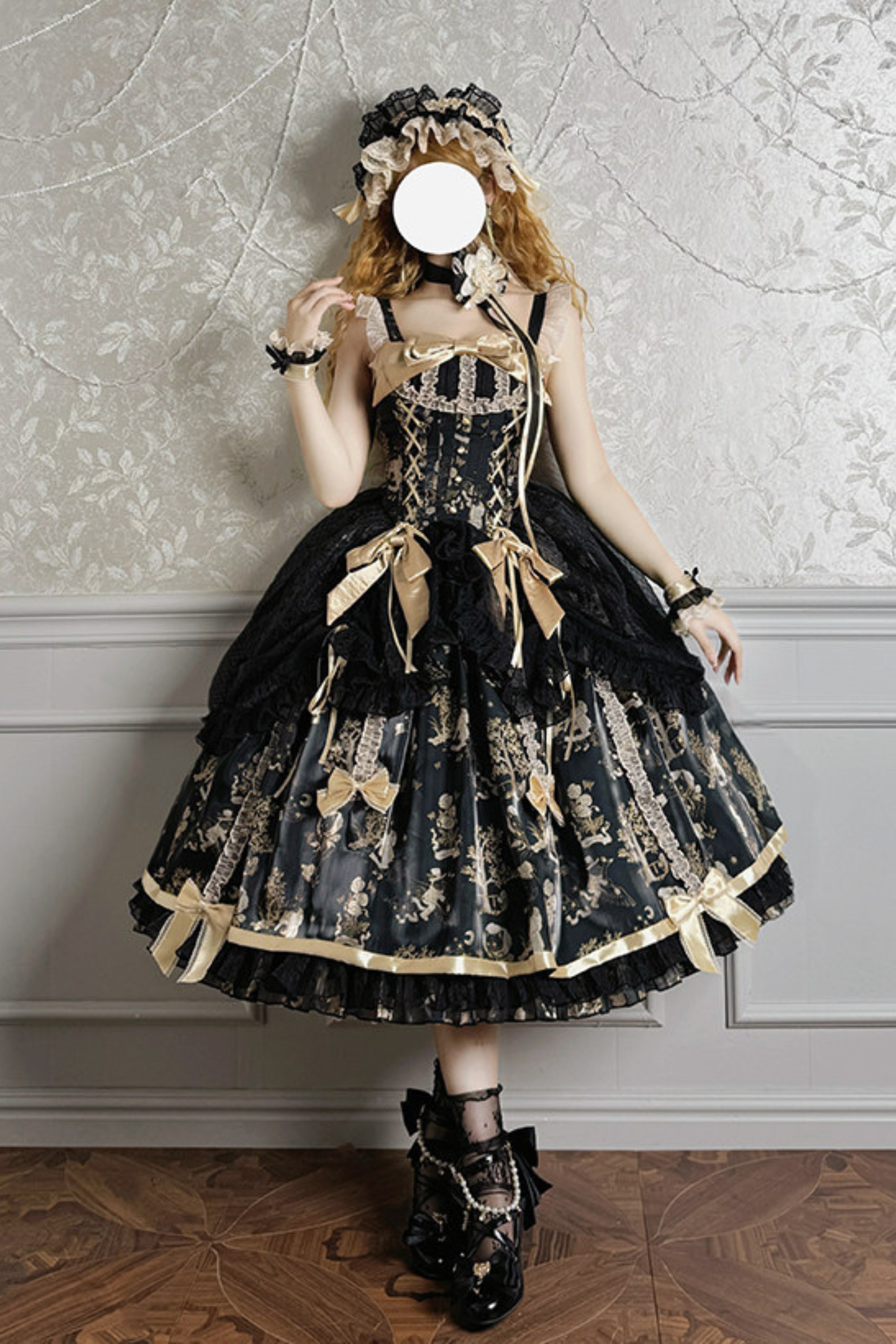 【4月3日予約締切】ギルデッドファンタジーロリータドレス+ジャンパースカート