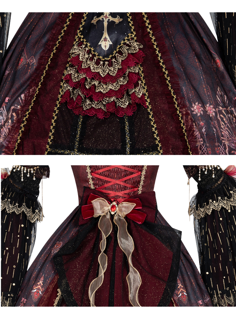 Coeur rouge Oeil élégant Cratee Party Lolita