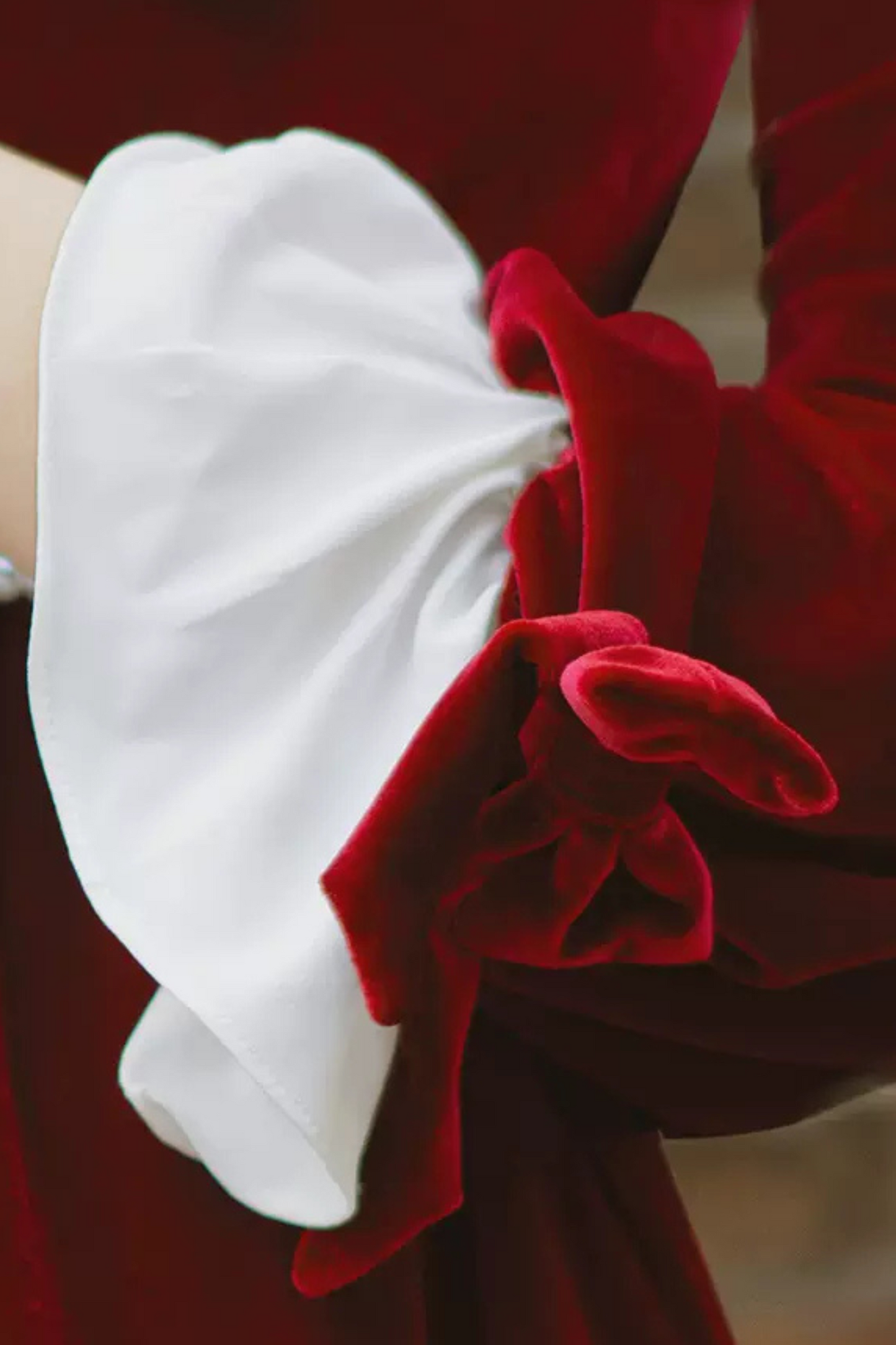 レトロスイートレッドビックリボンワンピース