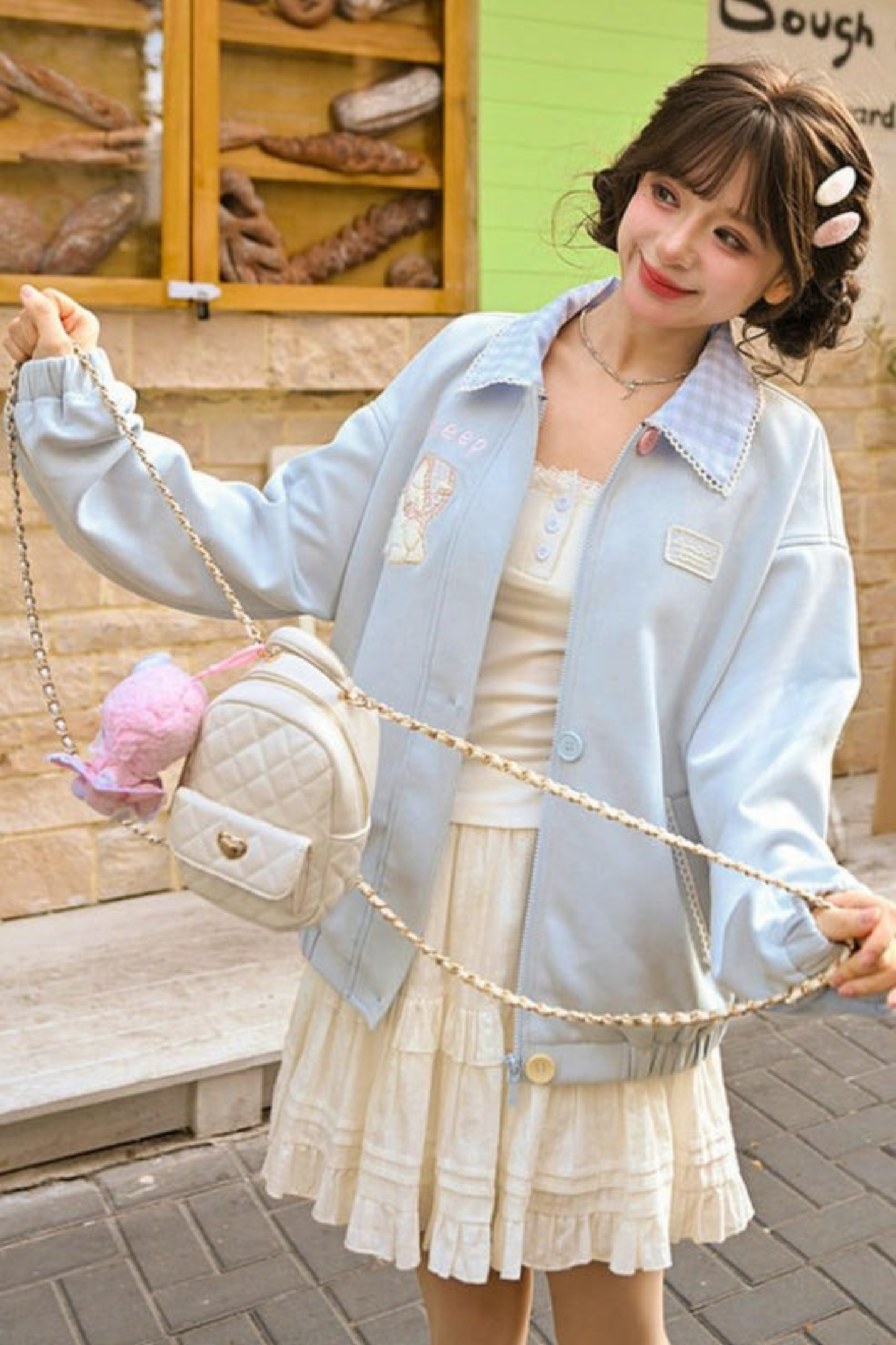 Chaqueta de patchwork a cuadros