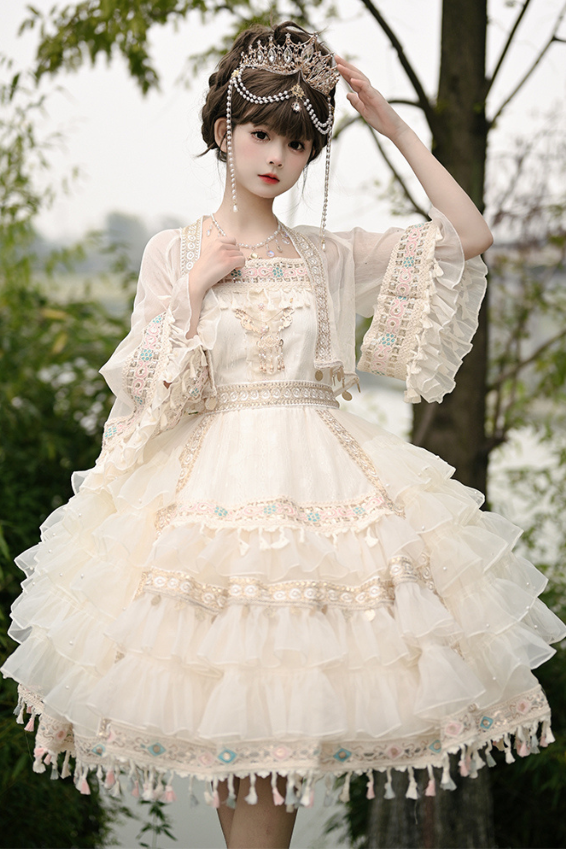 chinese chiffon dress Improved cheongsam broken beautiful dress in the summer of 2022 the new female posed dress tide temperament show thin chiffon skirt restoring ancient ways
