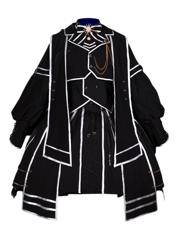 Judgement Army Low Knight Military Uniform Lolita Set