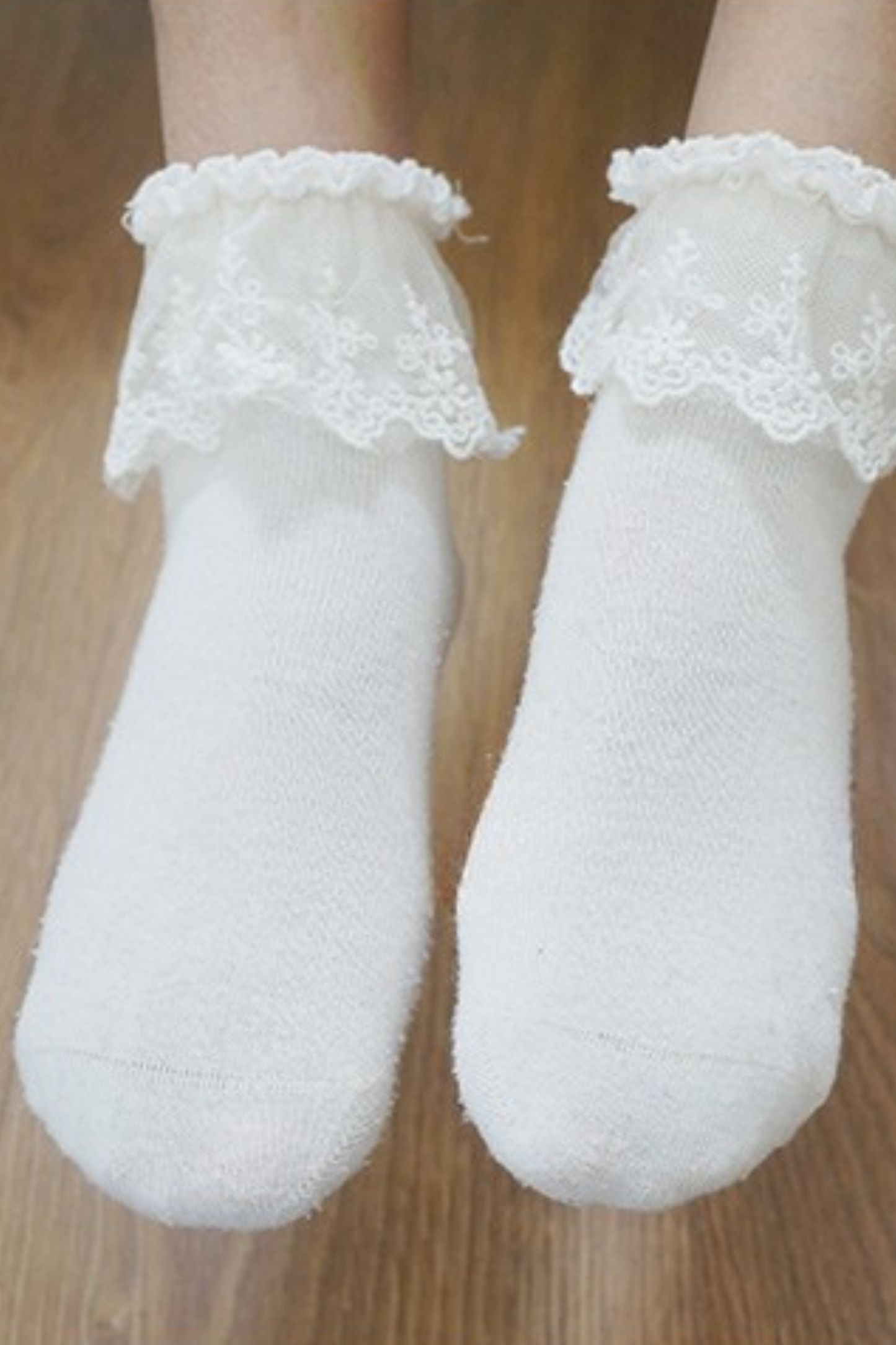 レーストリミッドコットンソックス