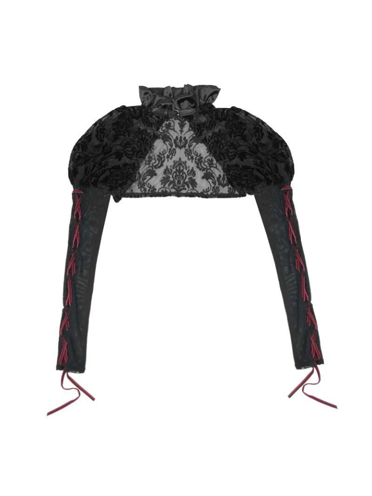 Hell Alice Gothic Dark Fishbone Straps Bird Gauge Corset Dress Set