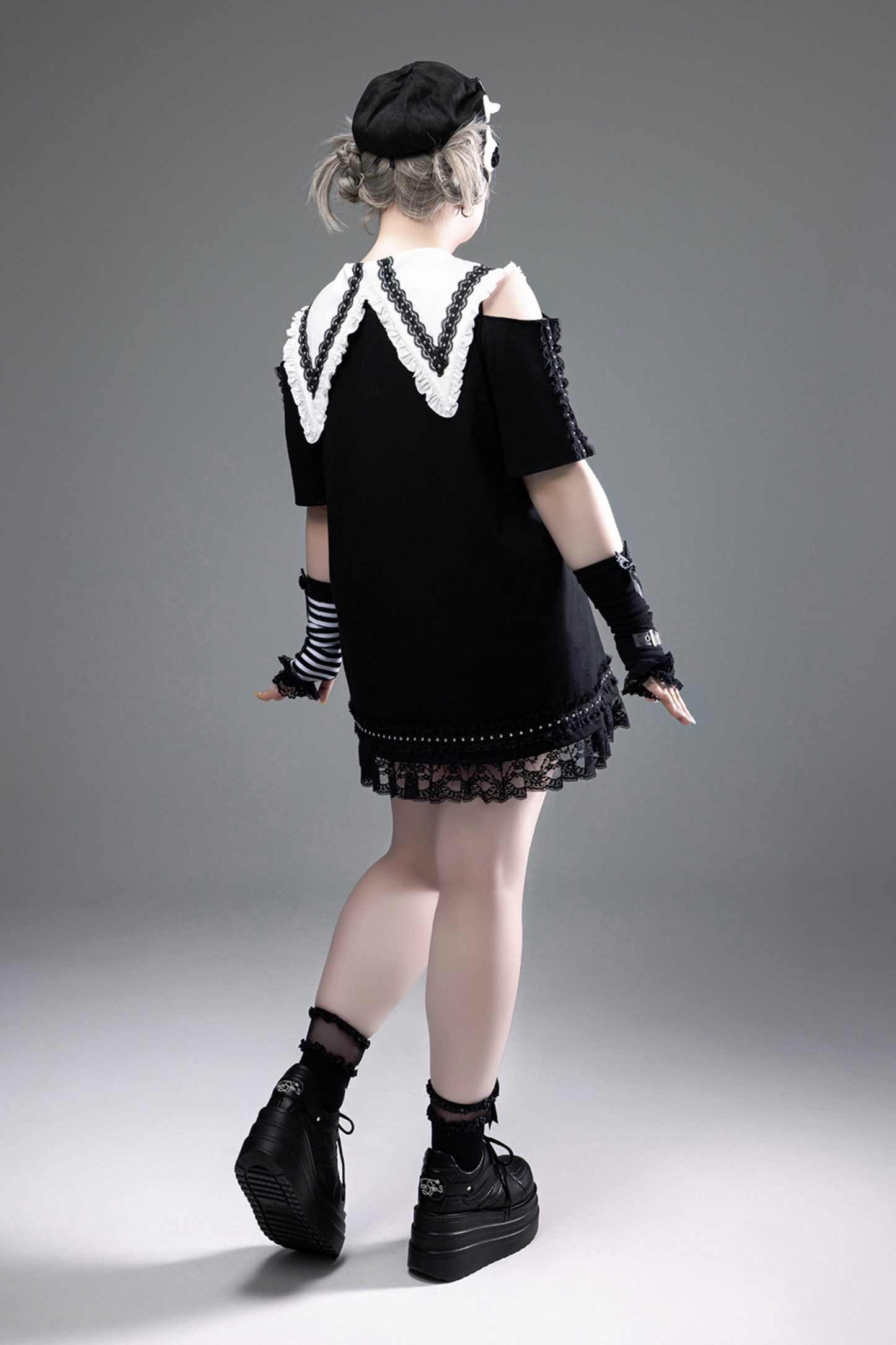 Witch Apprentice Subculture T-shirt Dress + Suspender Apron