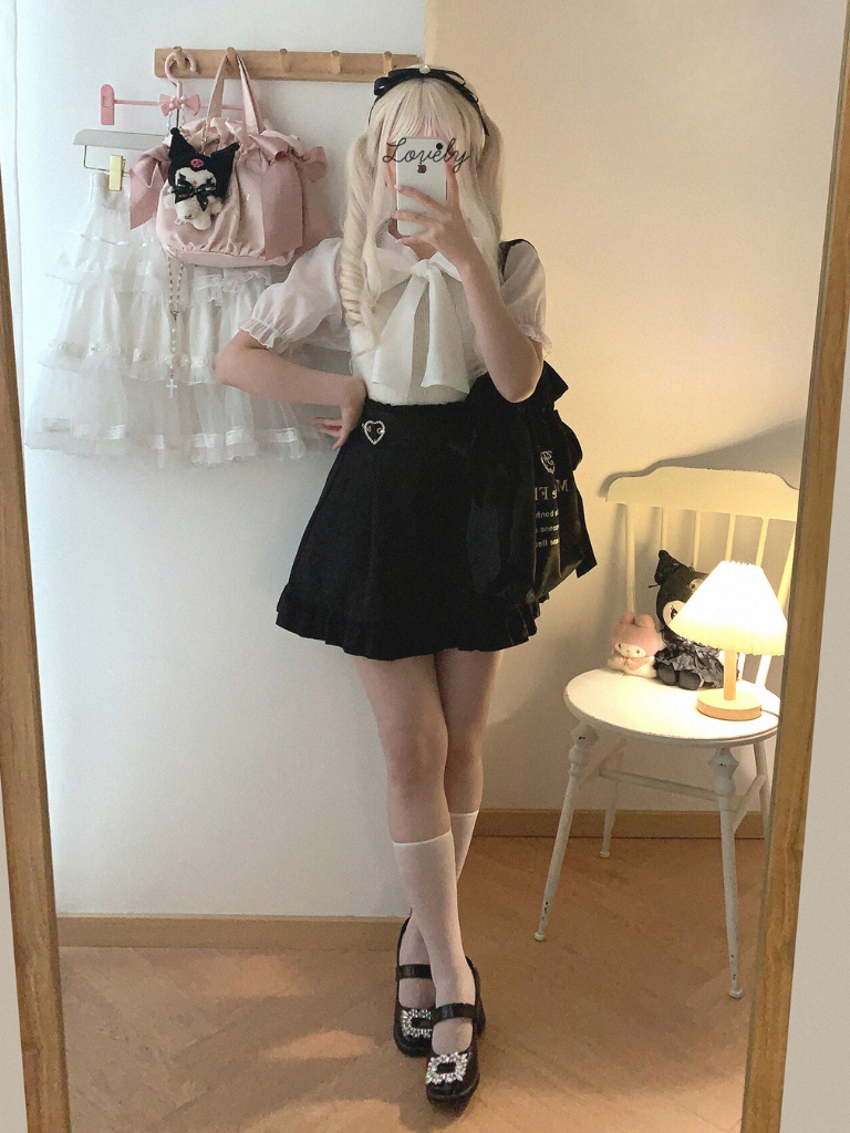 Single Thunder Style Ribbon Shirt