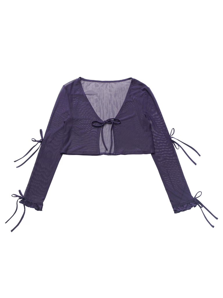 レトロニットノースリーブトップス+ショートオーバーオール+シアーショートカーディガン