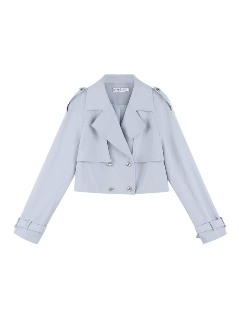 Ice Windbreaker Jacket + Check Skirt