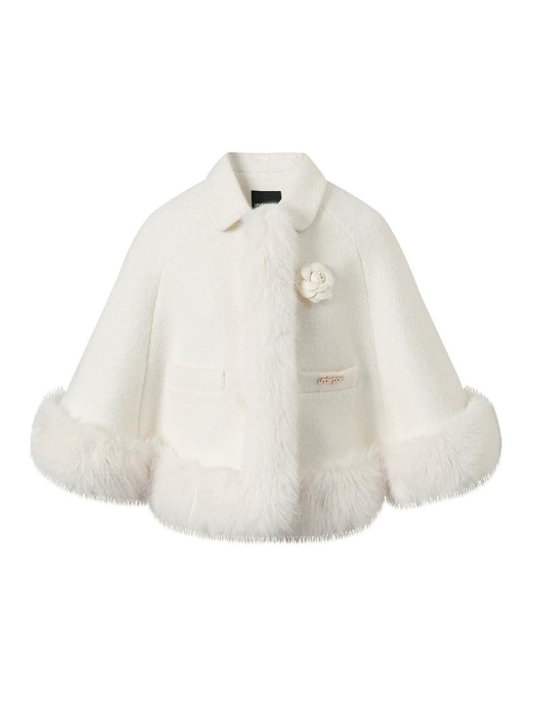 ローズケープコート+ファースカート