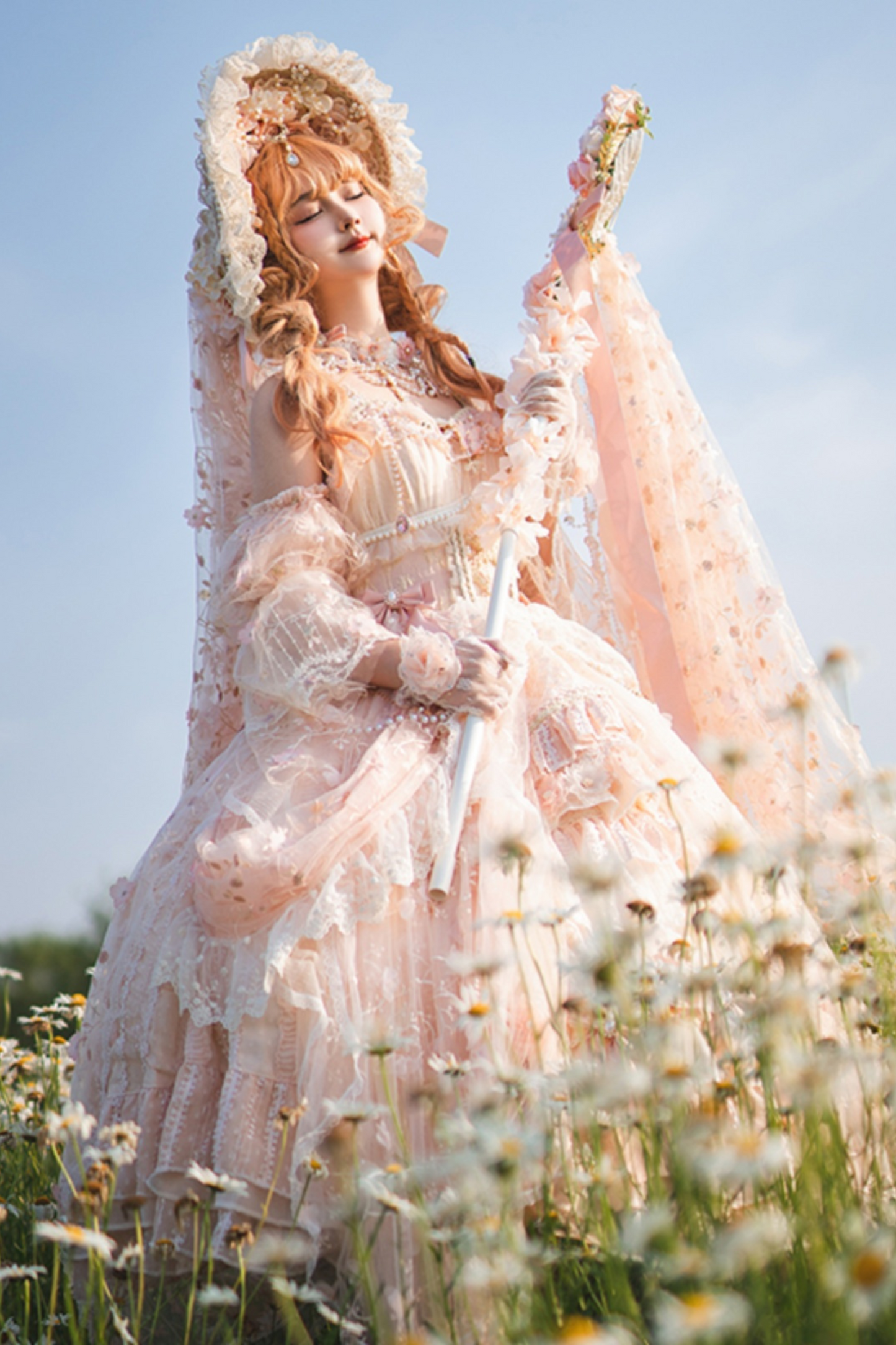 Sweet Flower Wedding Original Gorgeous Girl Chiffon Dress