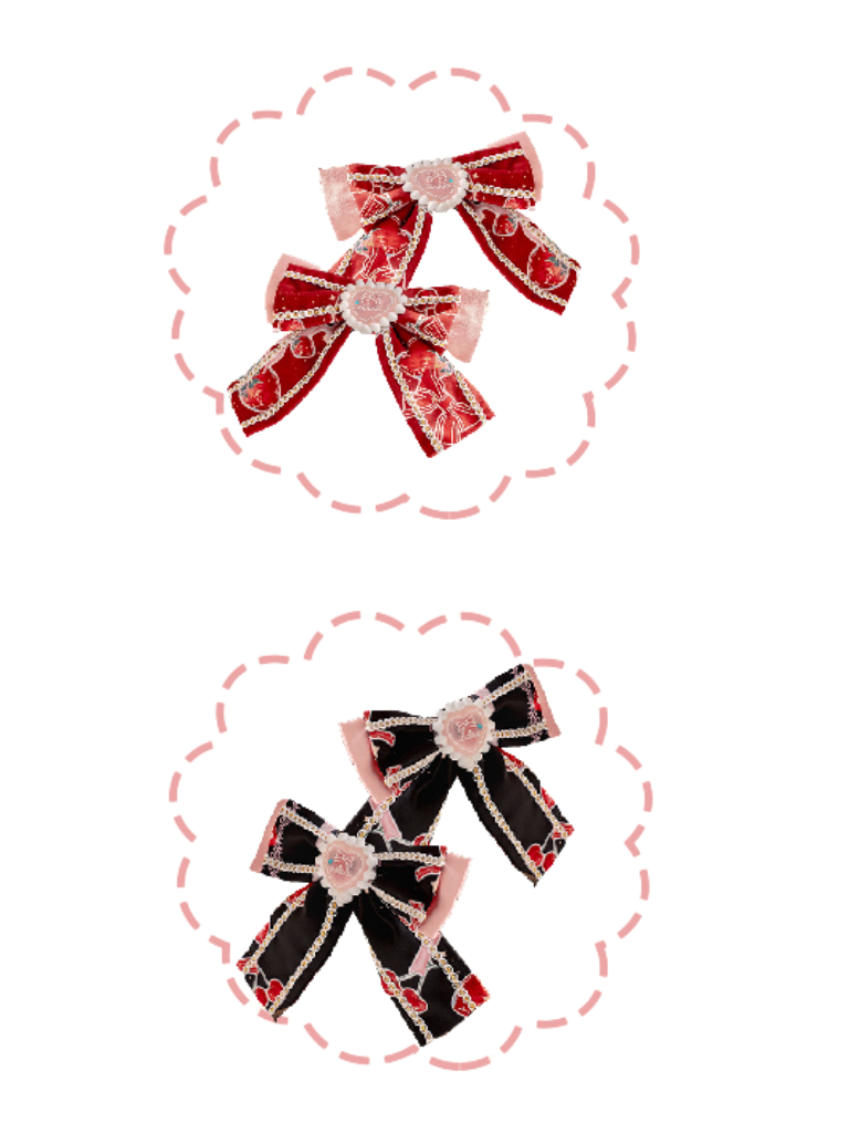 Lolita Rabbit Fried Berry Dress Set