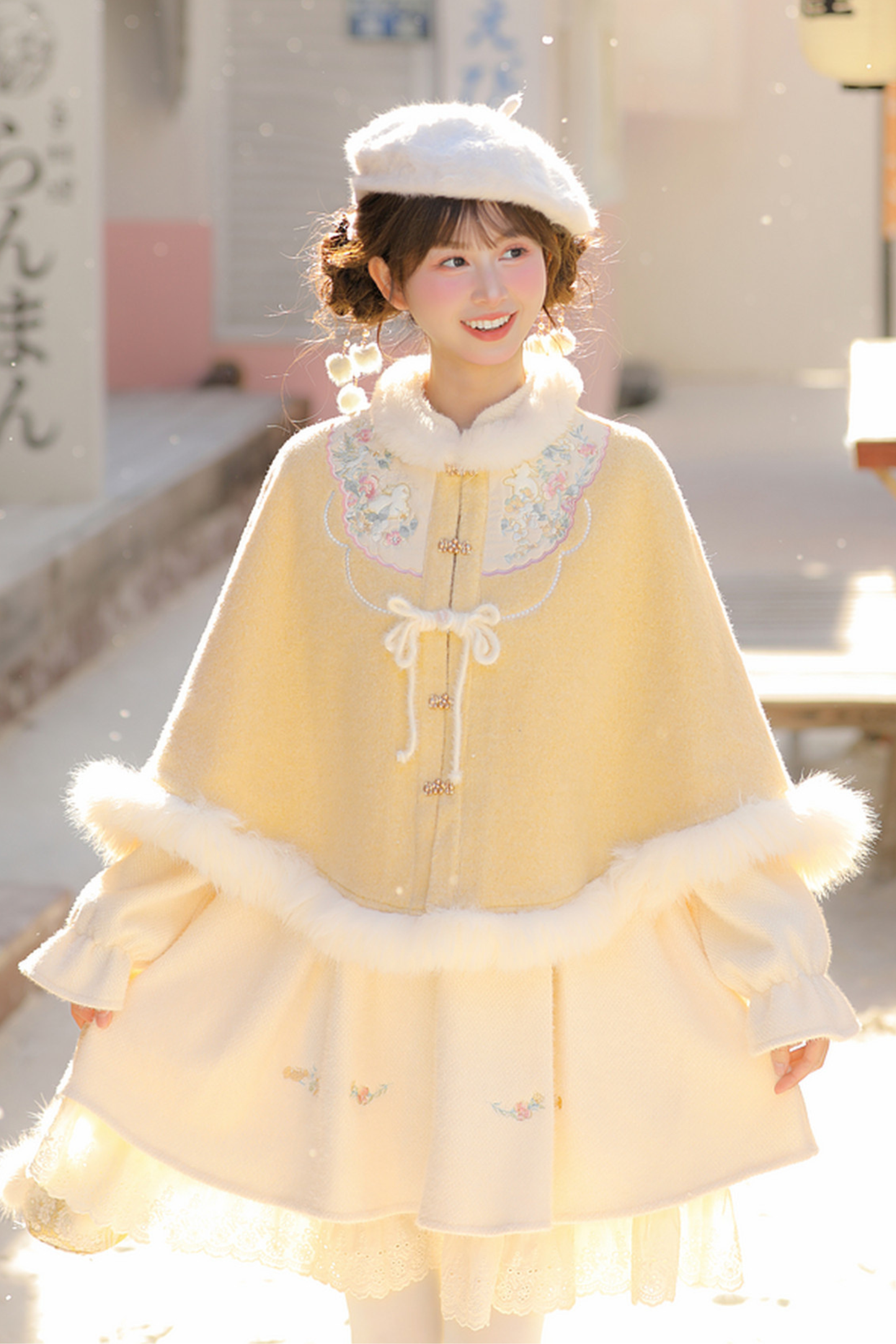 スイートスタンドカラードレス