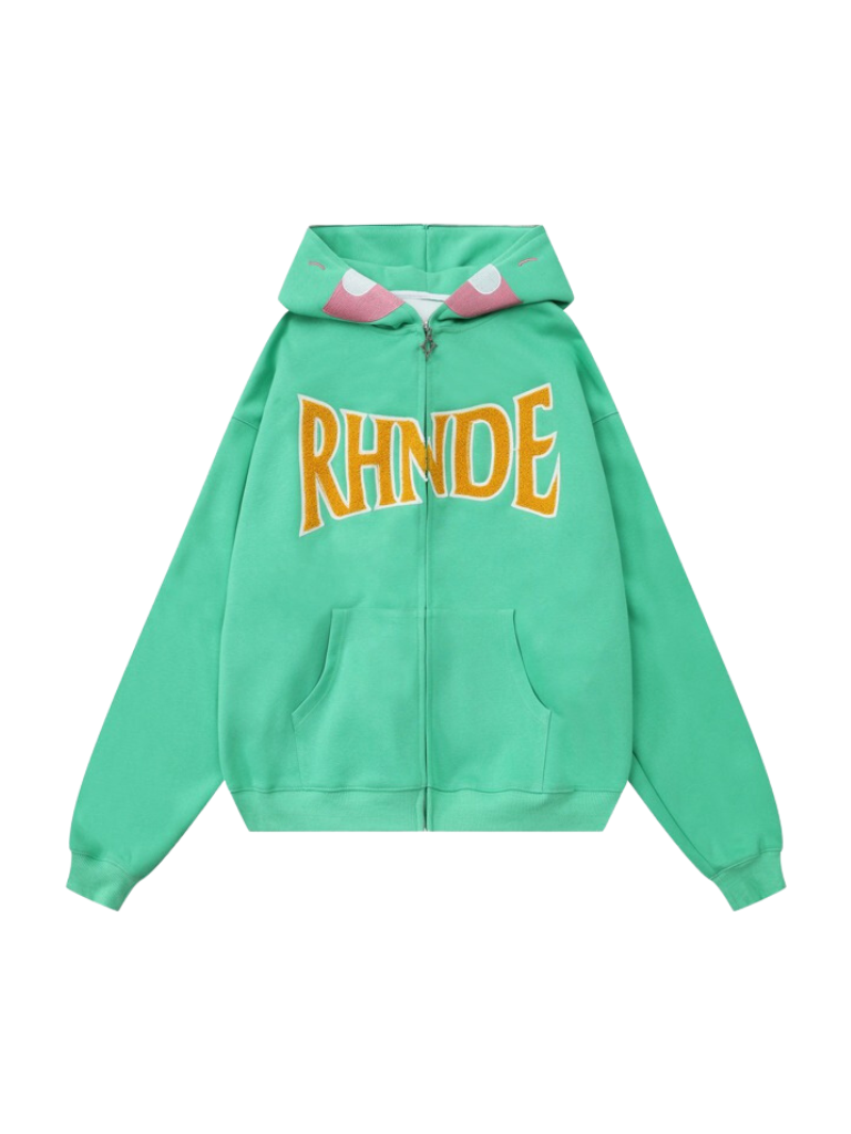 ファニーダイナソーフーディージップカーディガンジャケット