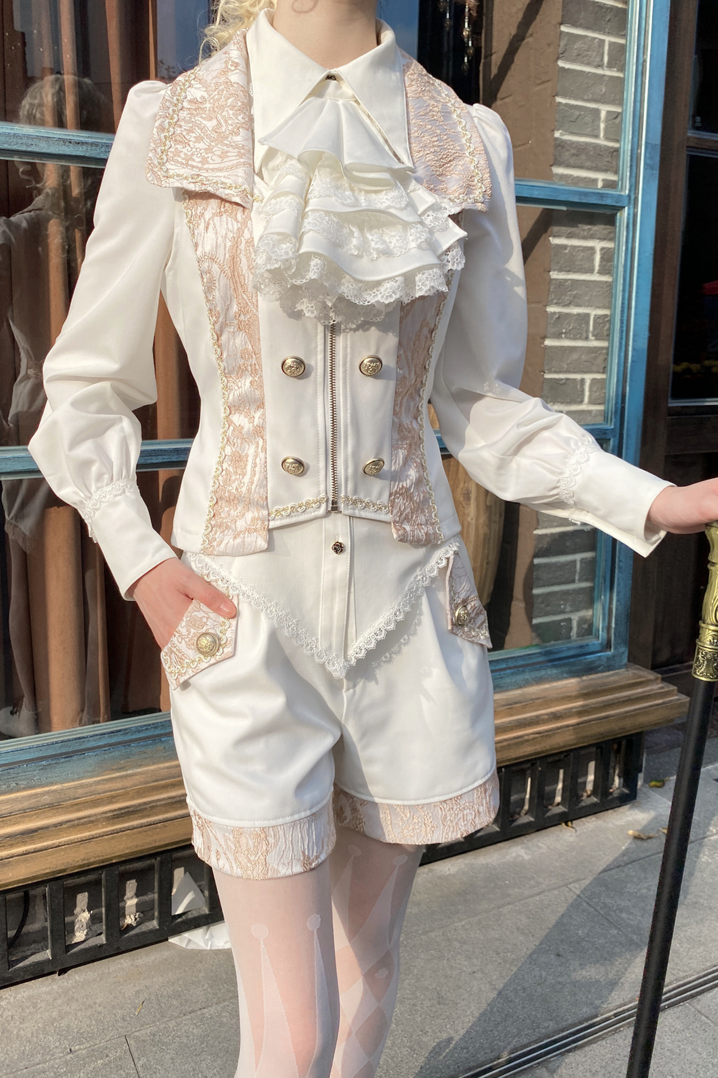 Chaqueta Lolita Príncipe Oscuro + Camisa + Pantalones + Chaleco