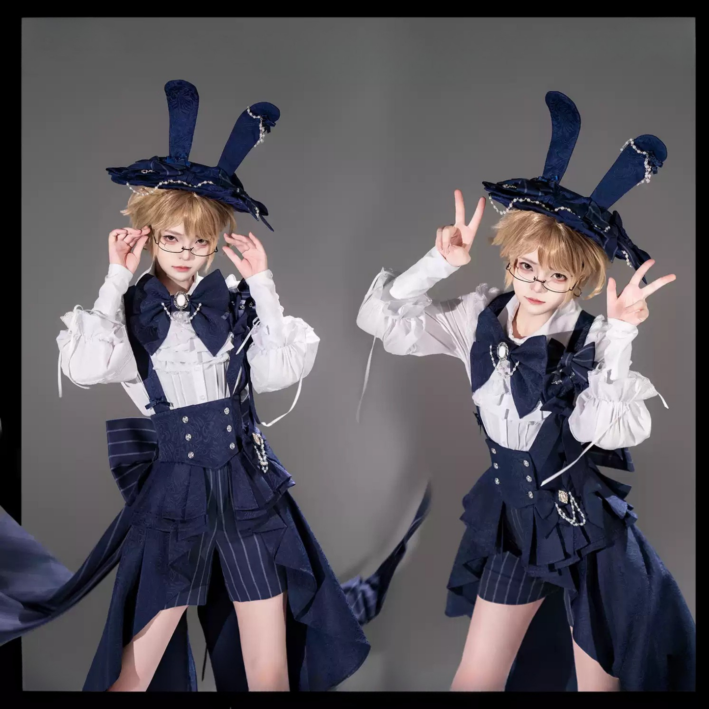 Rabbit Theatre Sapphire Blue Prince Rabbit Ear Cordage Setup + Accessories