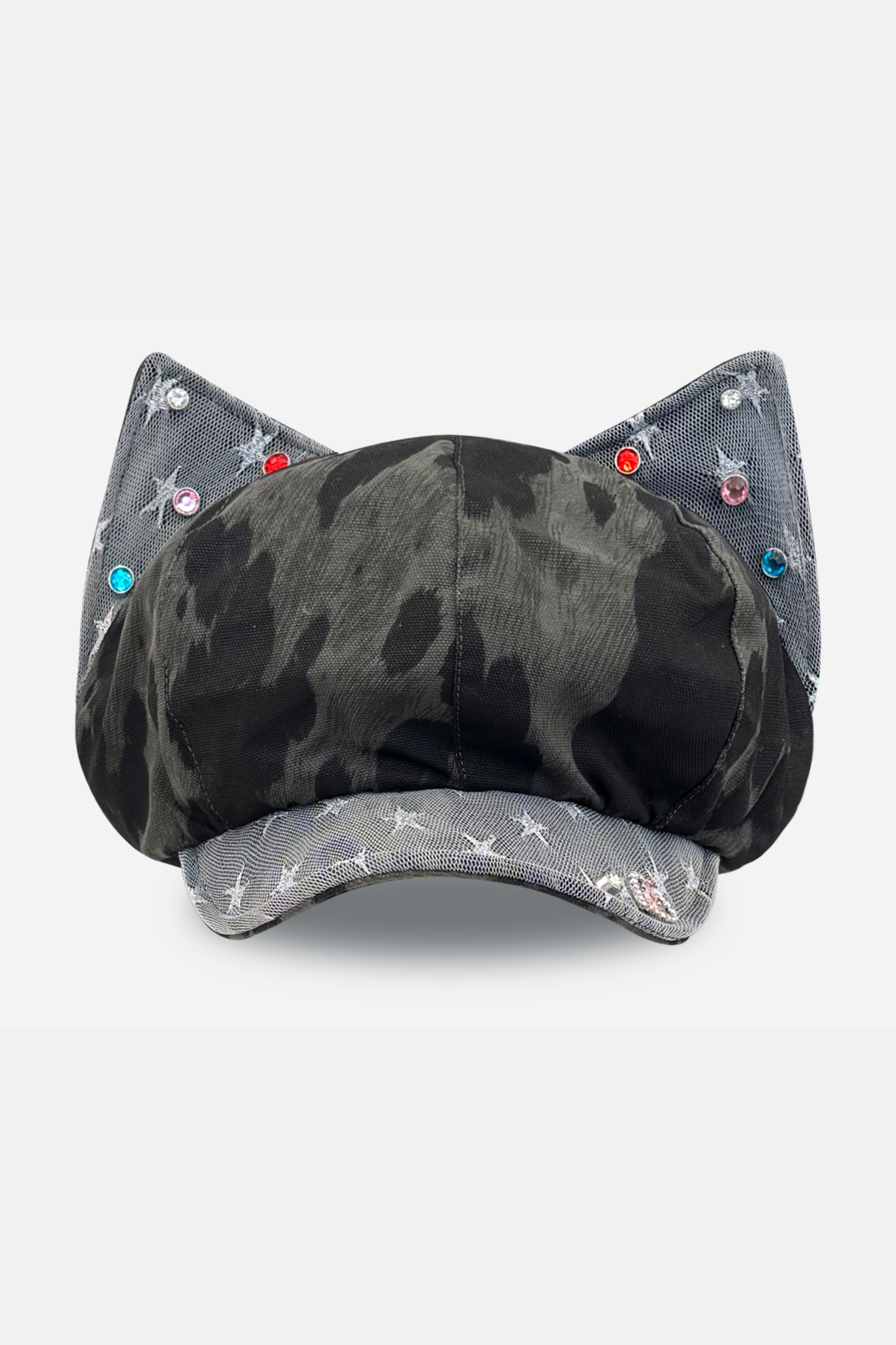 Leopard Rhinestone Beret