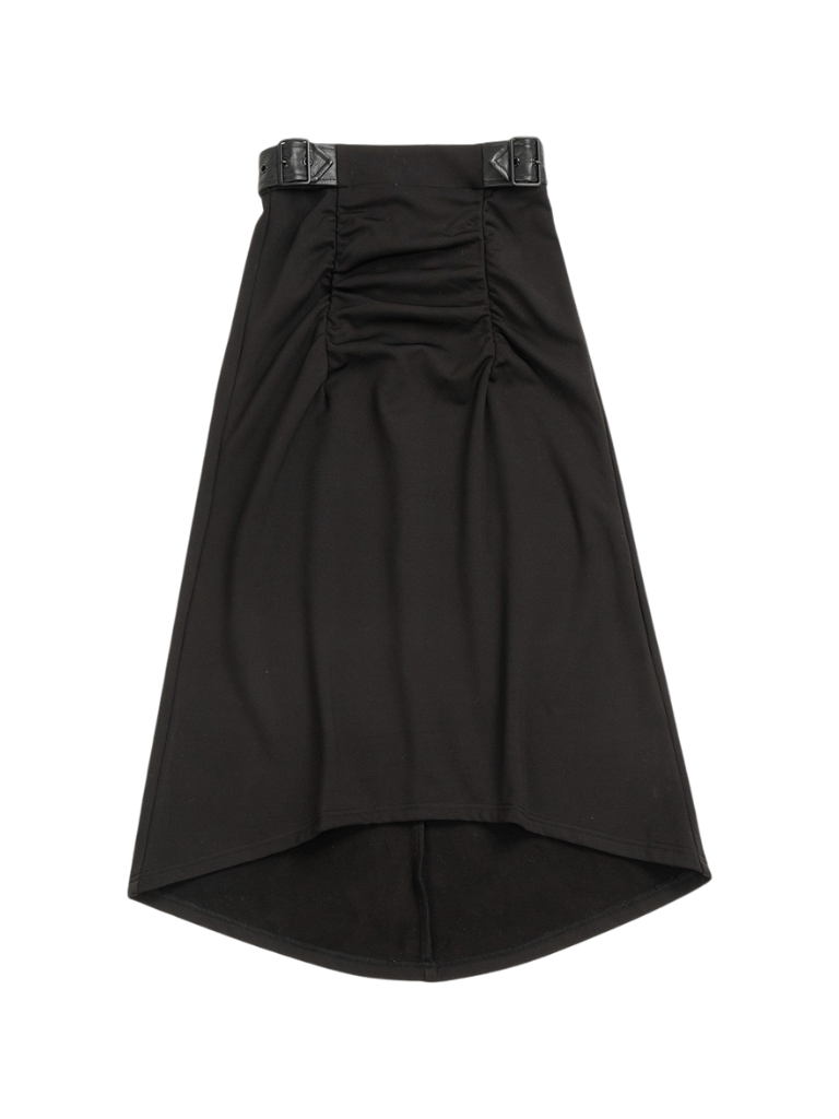 Sweat à capuche oreilles de lapin et manteau marin en fausse fourrure + top et jupe épaule en mouton imprimé