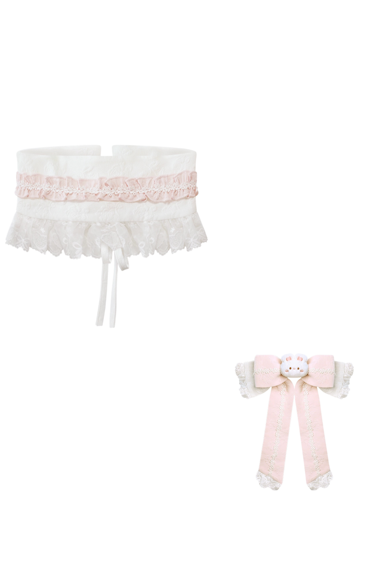 和デザイントップス+ケーキスカート+リボンベルト