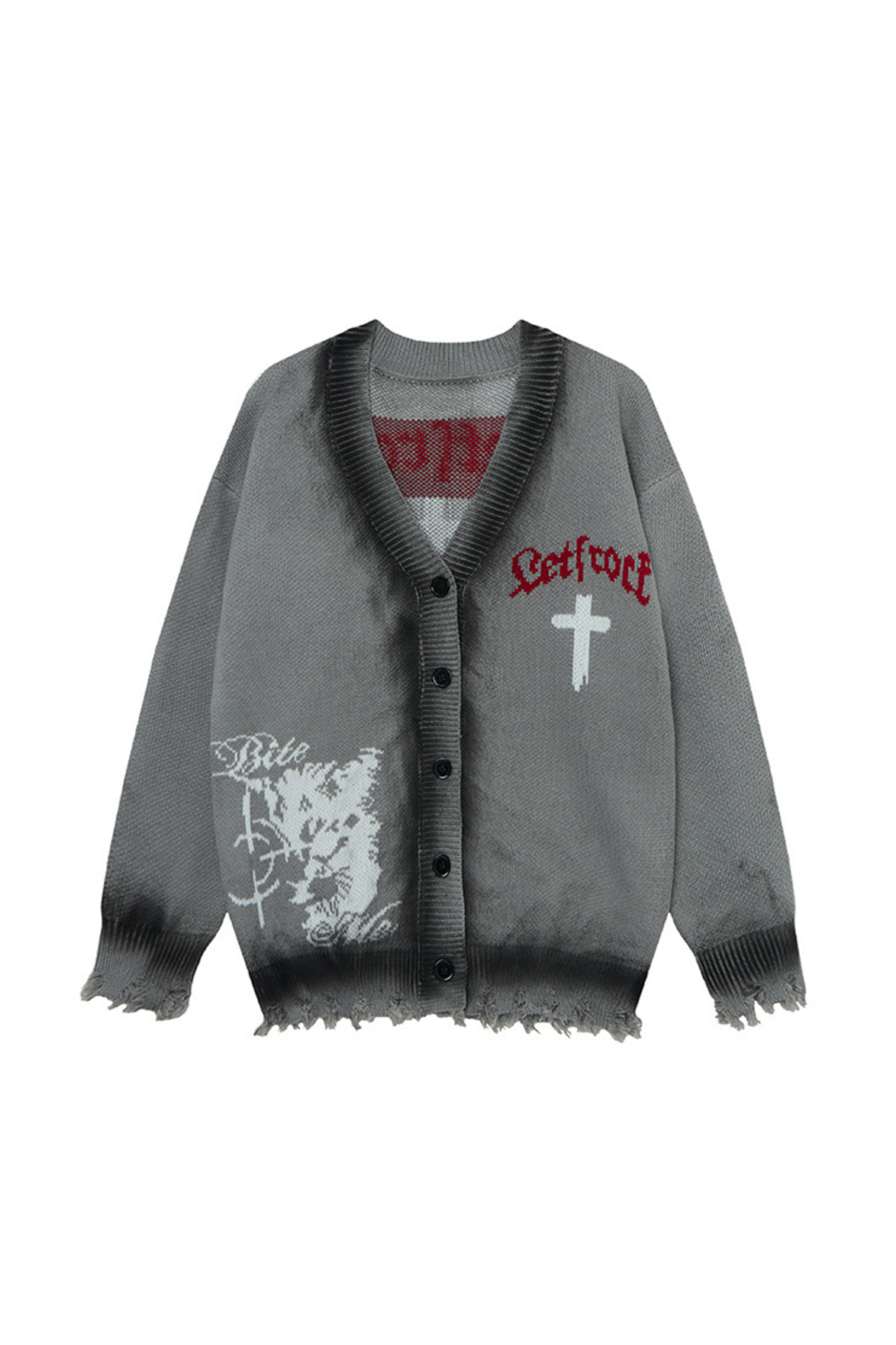 Night Rose Knit Cardigan