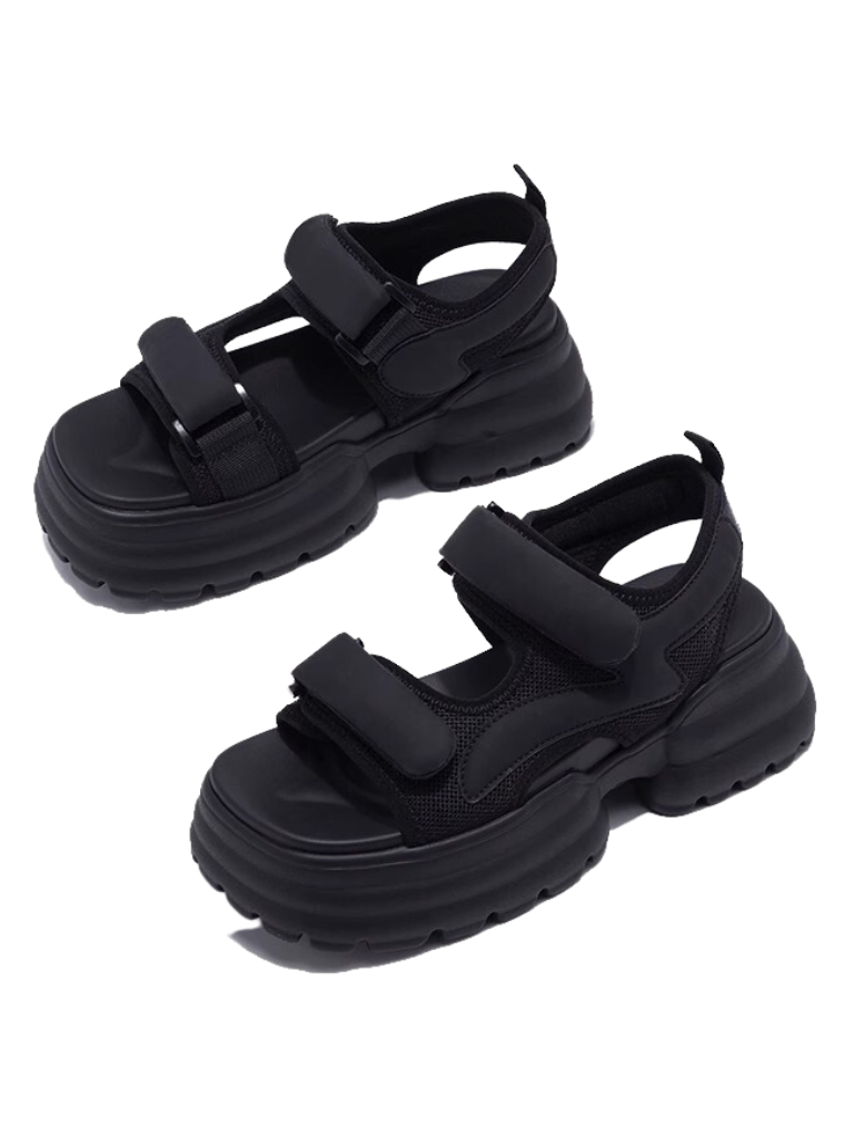 Marshmallo Sole Bell Cross Sports Sandals