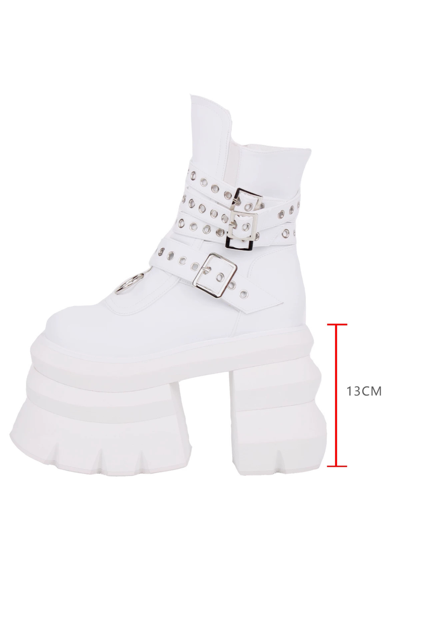 Studded Punk Platform Boots