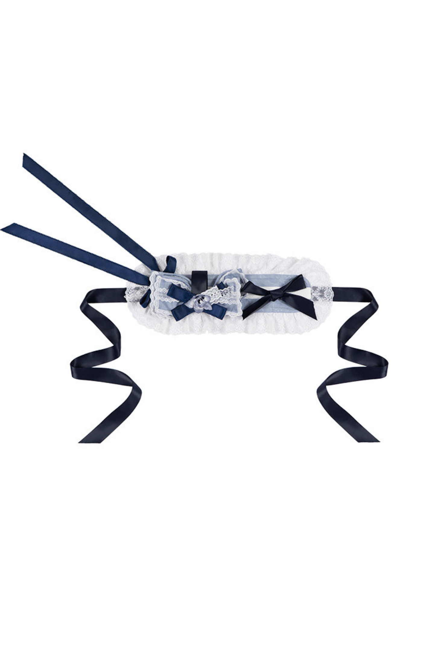 귀여운 차이나 재킷 + 스커트 + 오버스커트 + 리본 + 브로치 + 헤어밴드