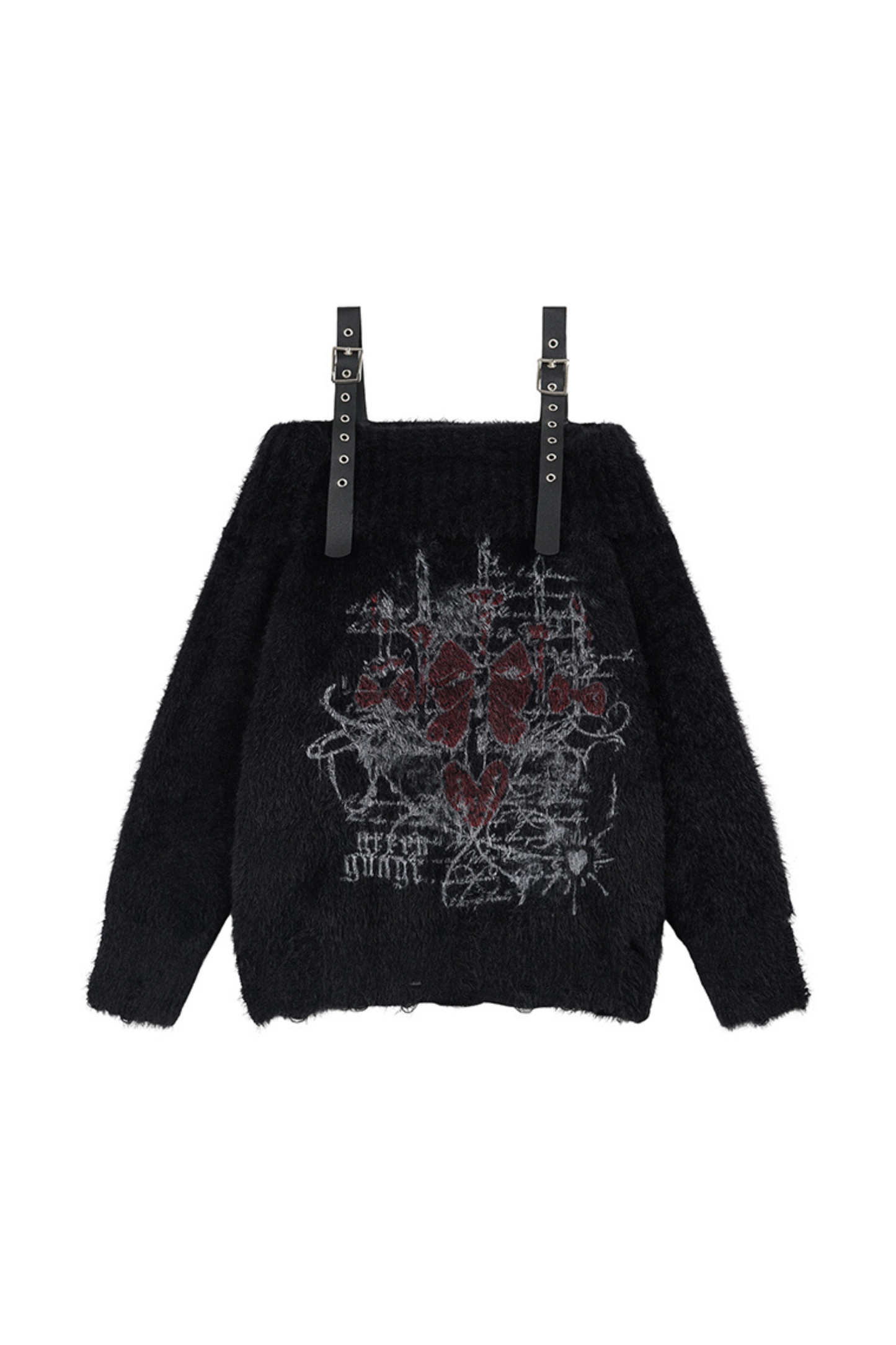 Heart Beat Crystal Knit