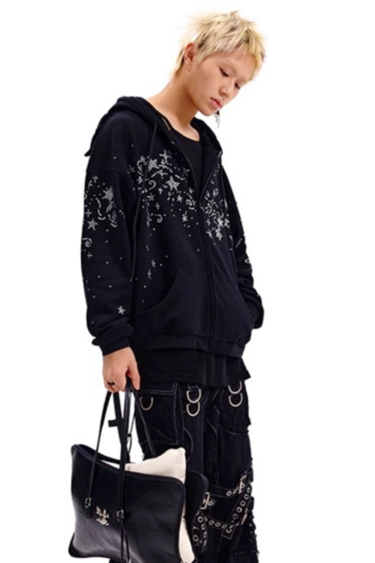 スターリーダイアモンドスウェットパーカー