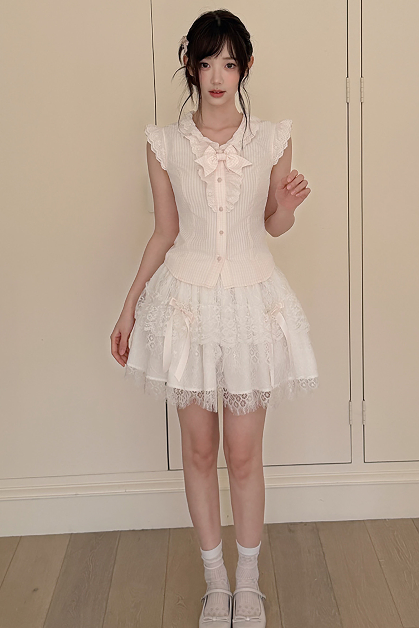 Flutter Sleeve Girly Top