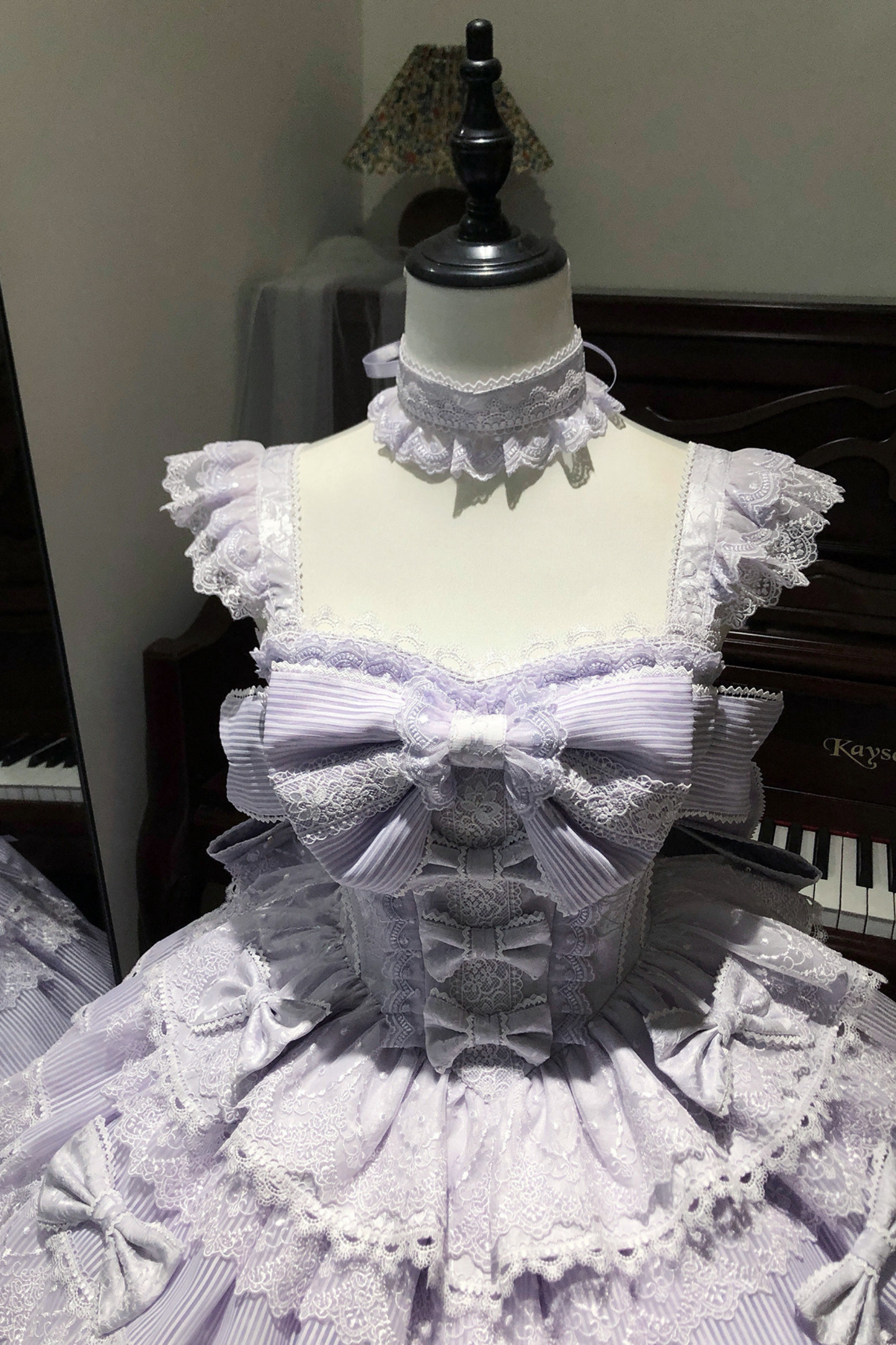 【予約商品】プリンセスバレエケーキロリータドレス+ヘアバンド+ネックレス+スリーブ+テール