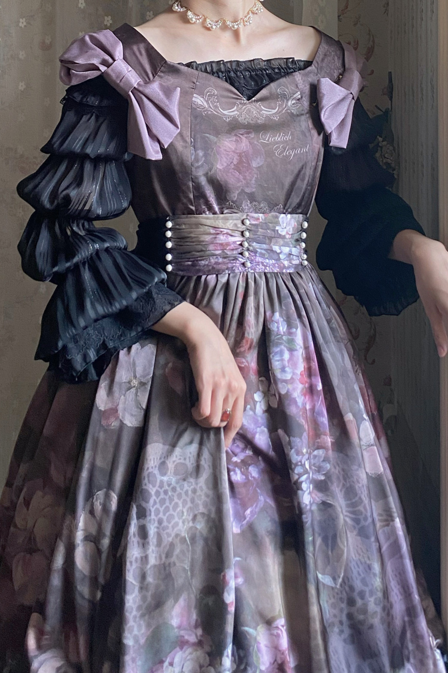 シフォンオフショルダーシアートップス