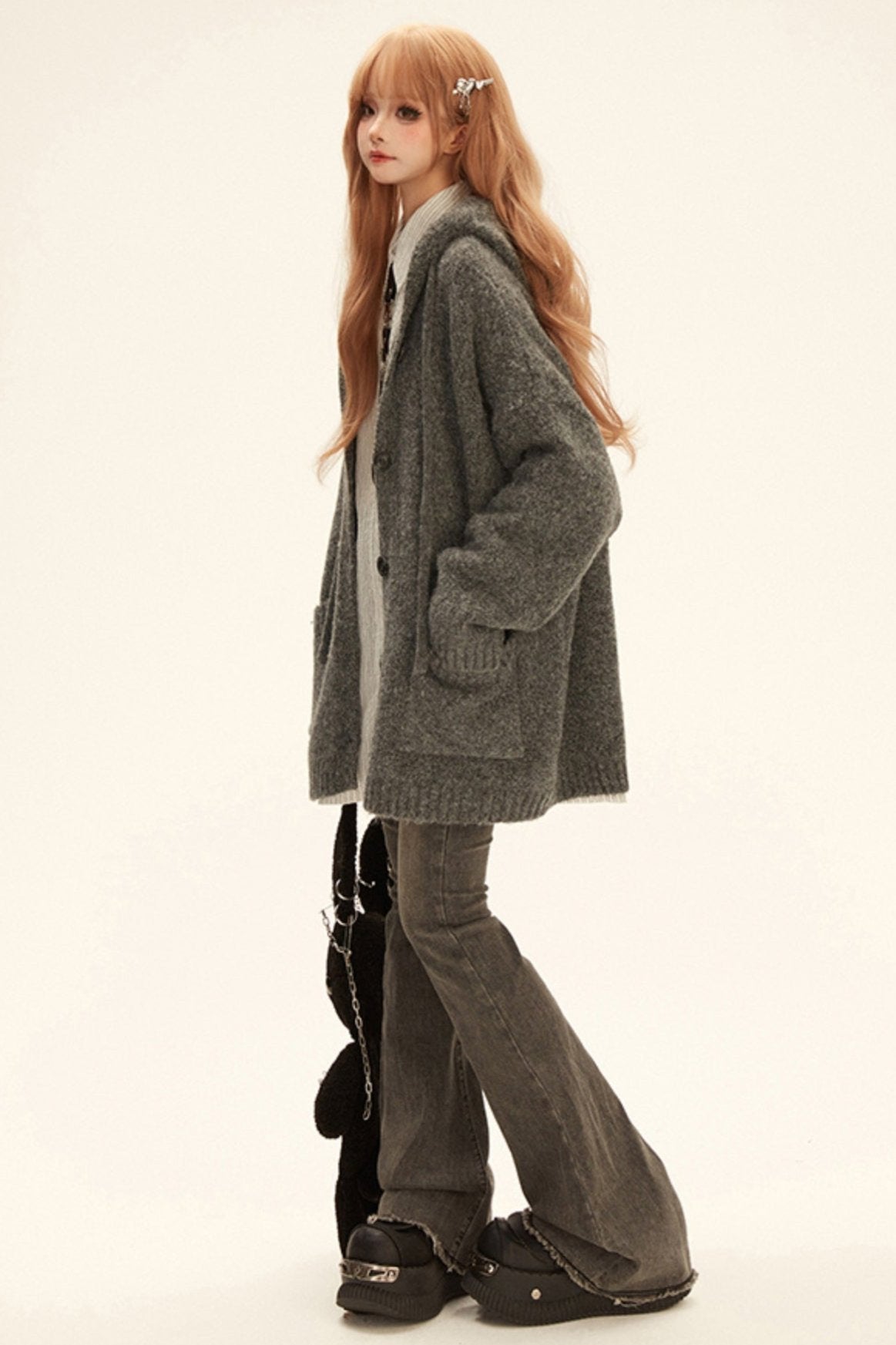 Loosfit retrofood sweater