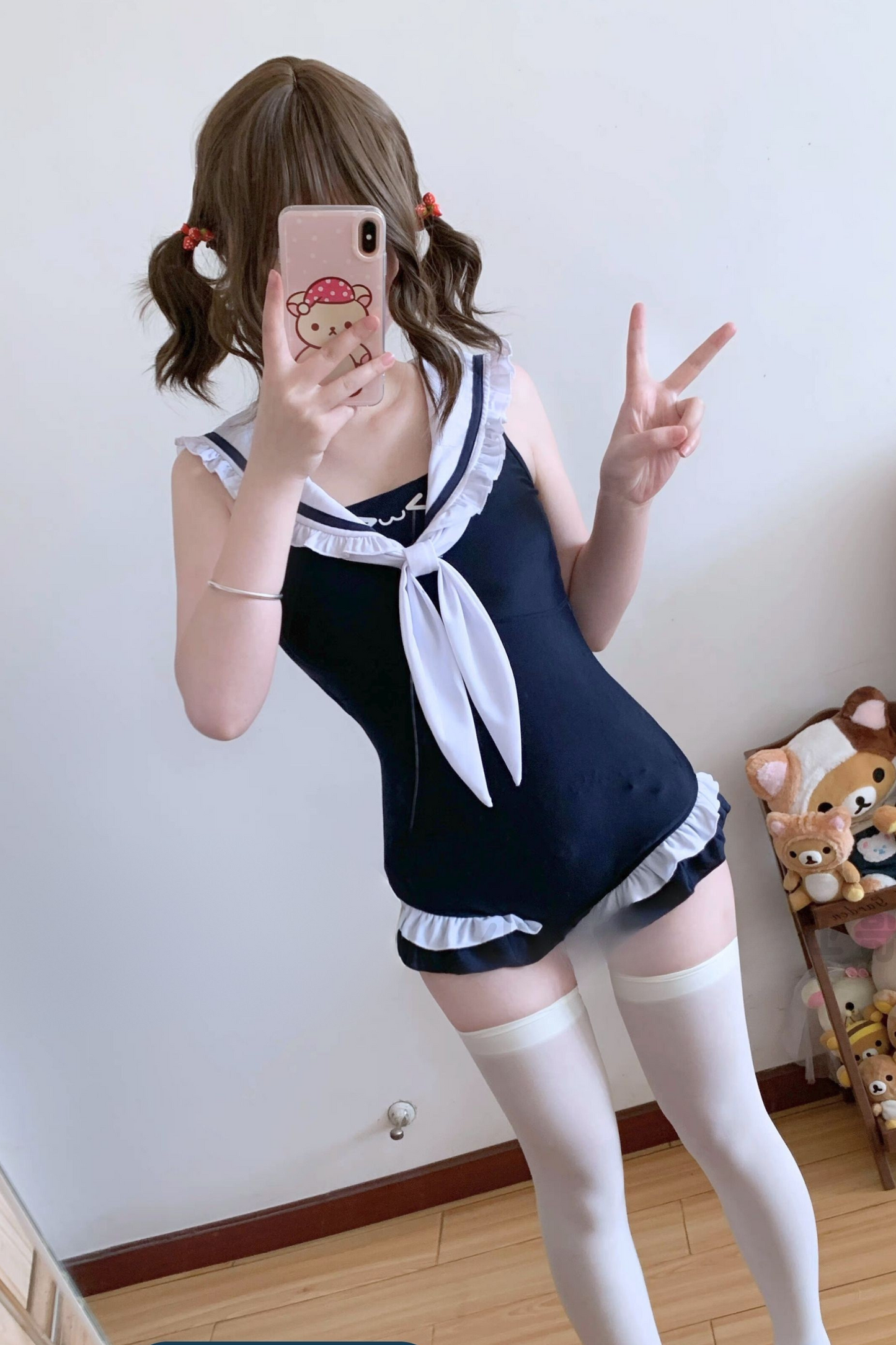 Frilled Sailor School Swimsuit
