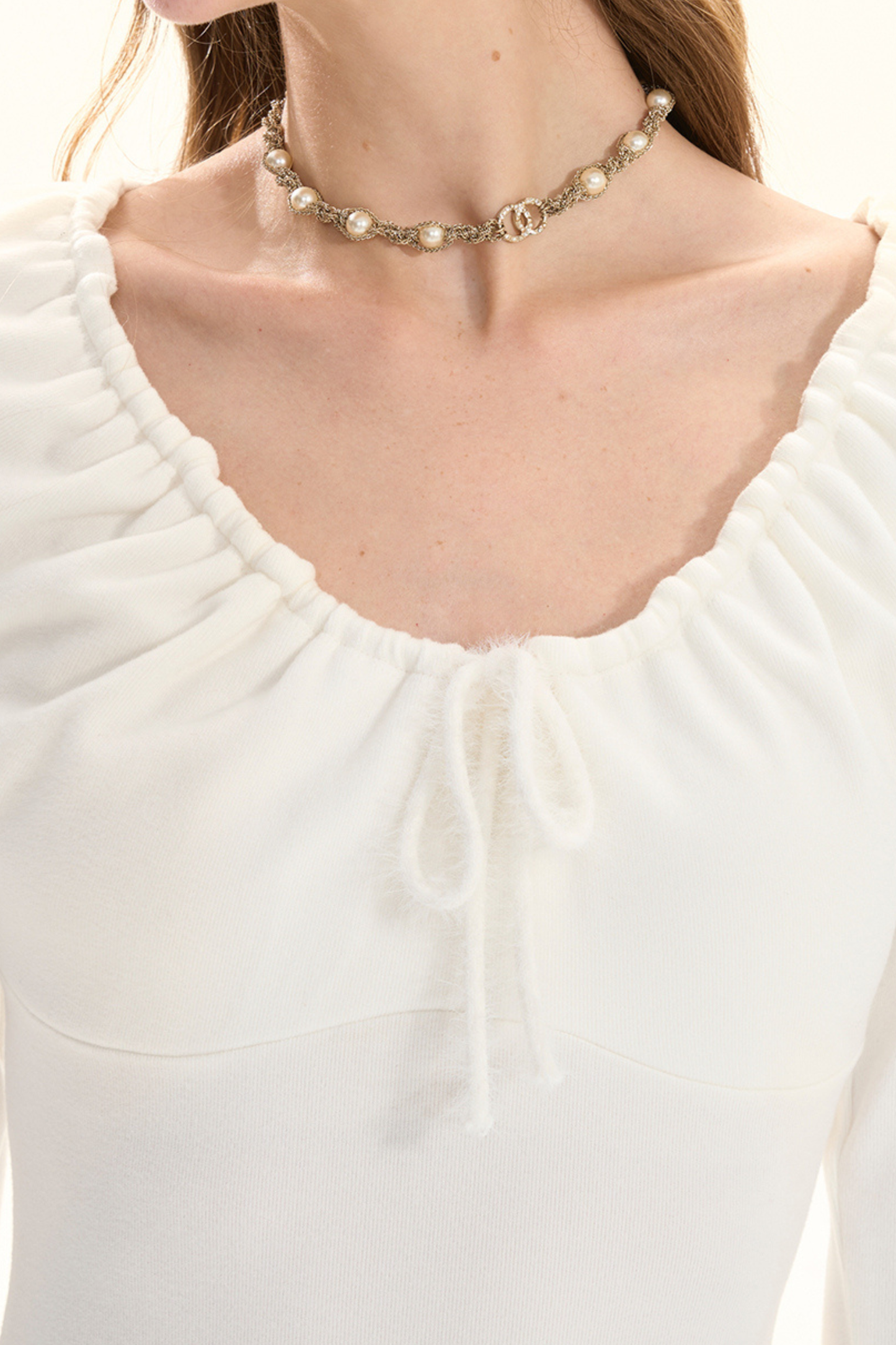 シャーリングドレープピュアドレス