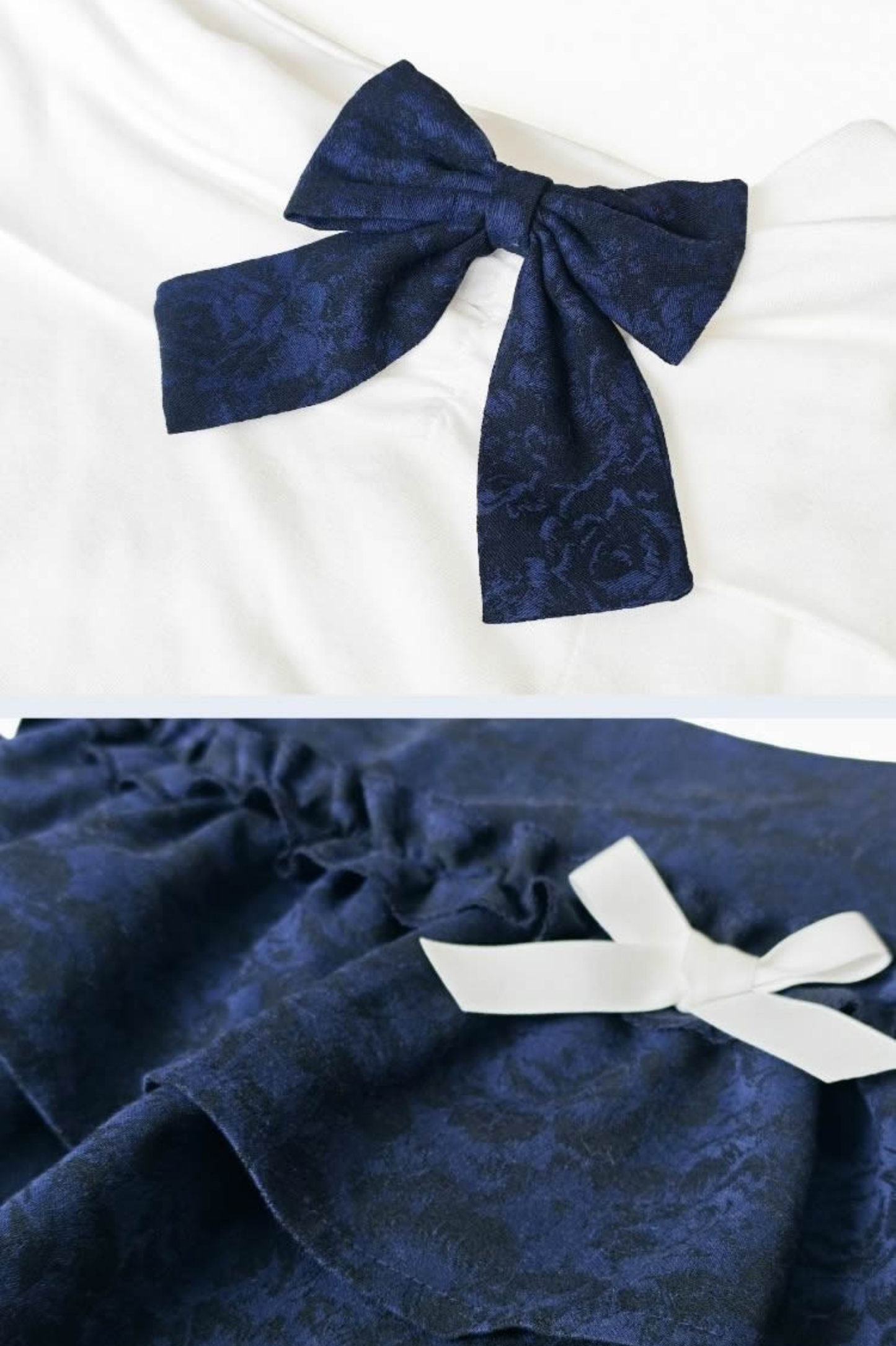 エレガントオフショルダートップス+リボンスカート