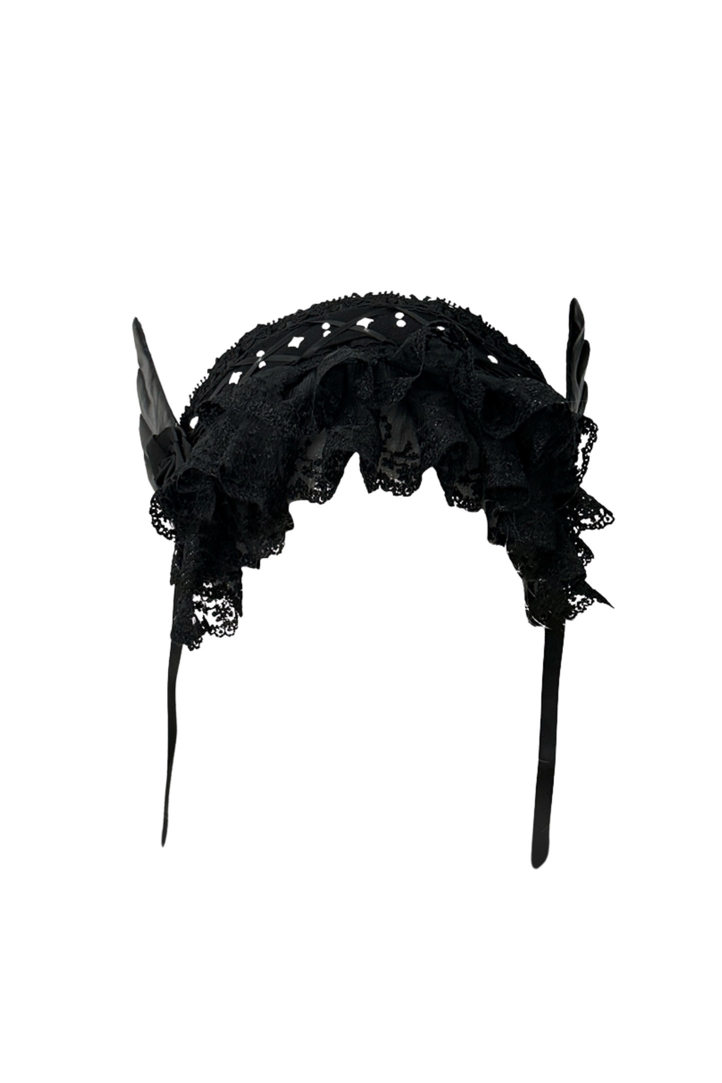 Diadema gótica de encaje