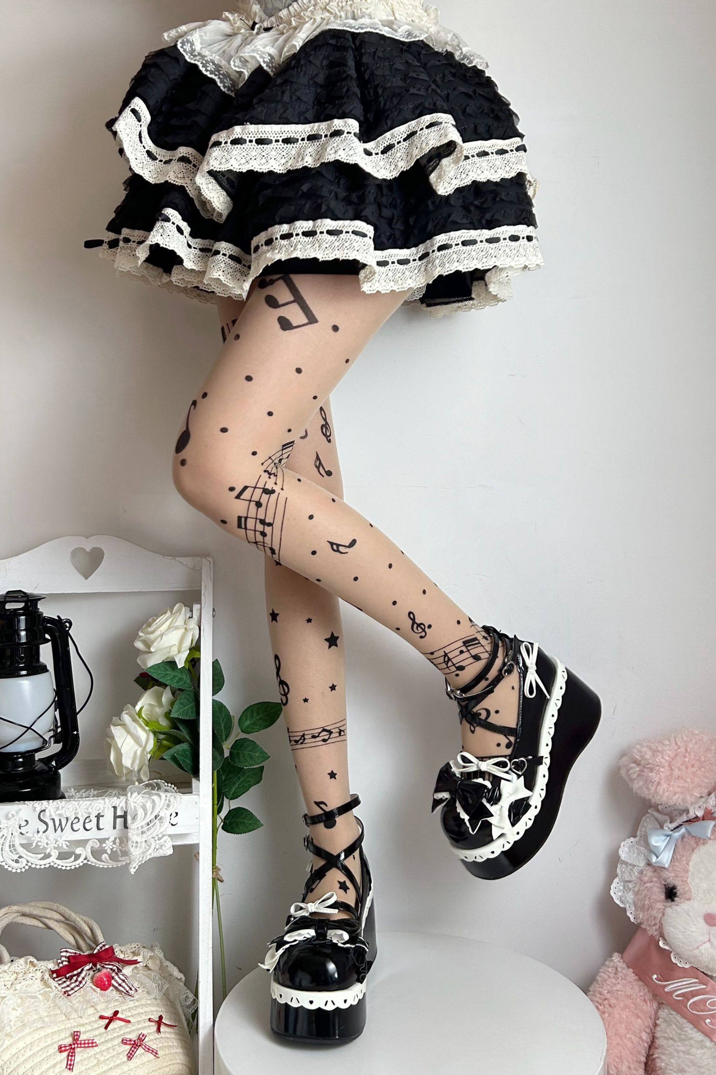 Fantasy Musical Note Stockings