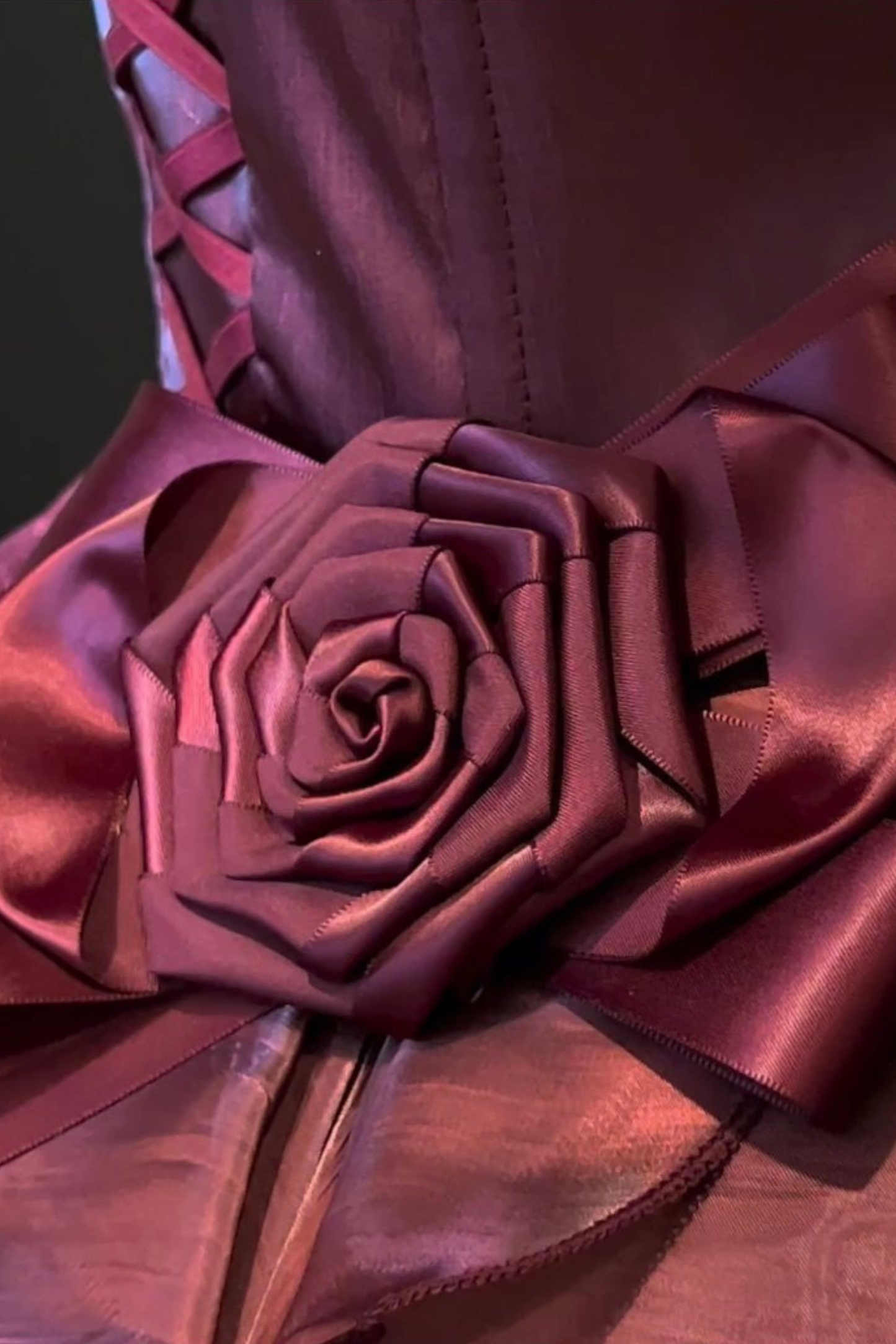 Elegant Style Rose Princess Dress