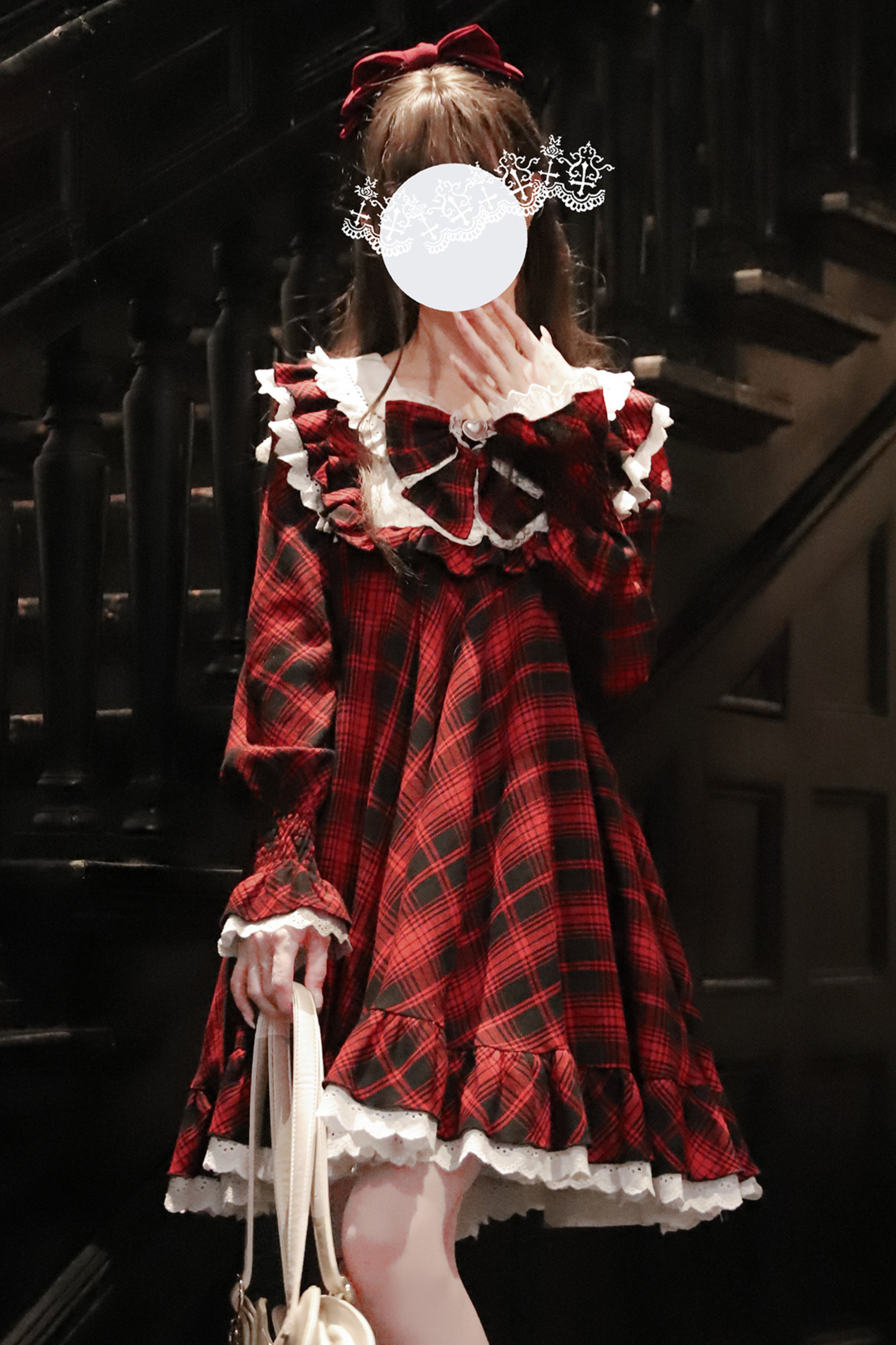 ベリームースガーリーチェックドレス