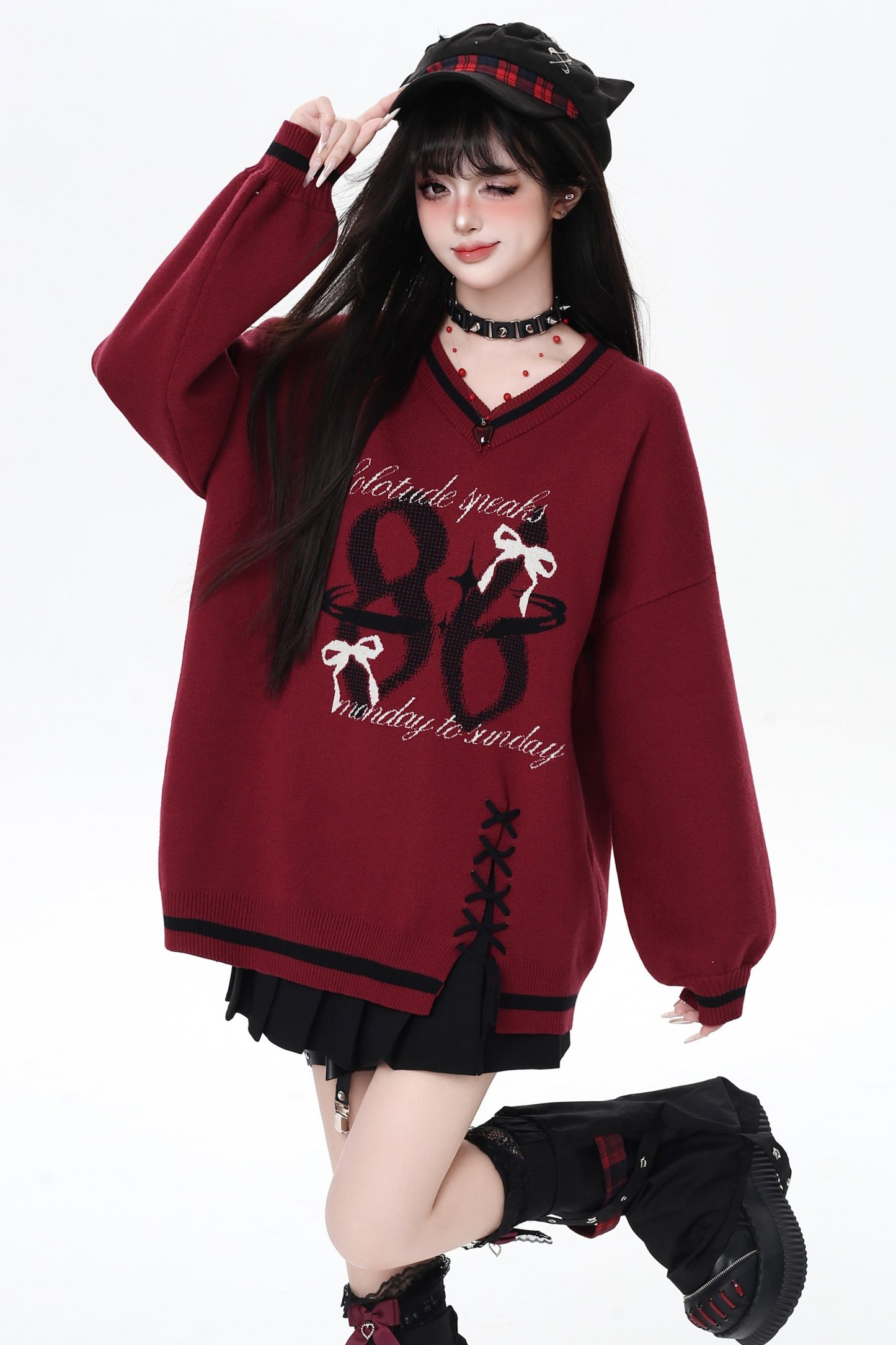 ナンバースウィートクールルーズセーター