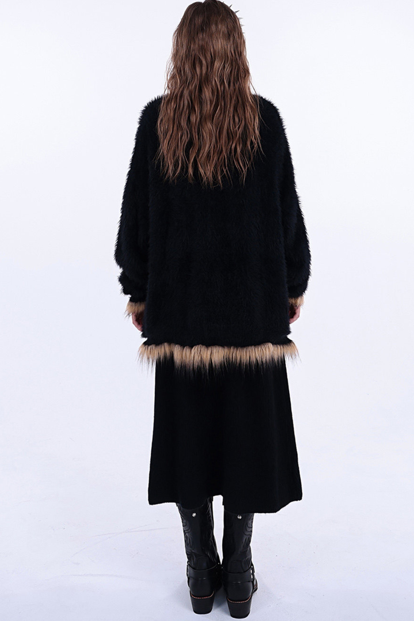 Gothic Loose Point Cross Cardigan