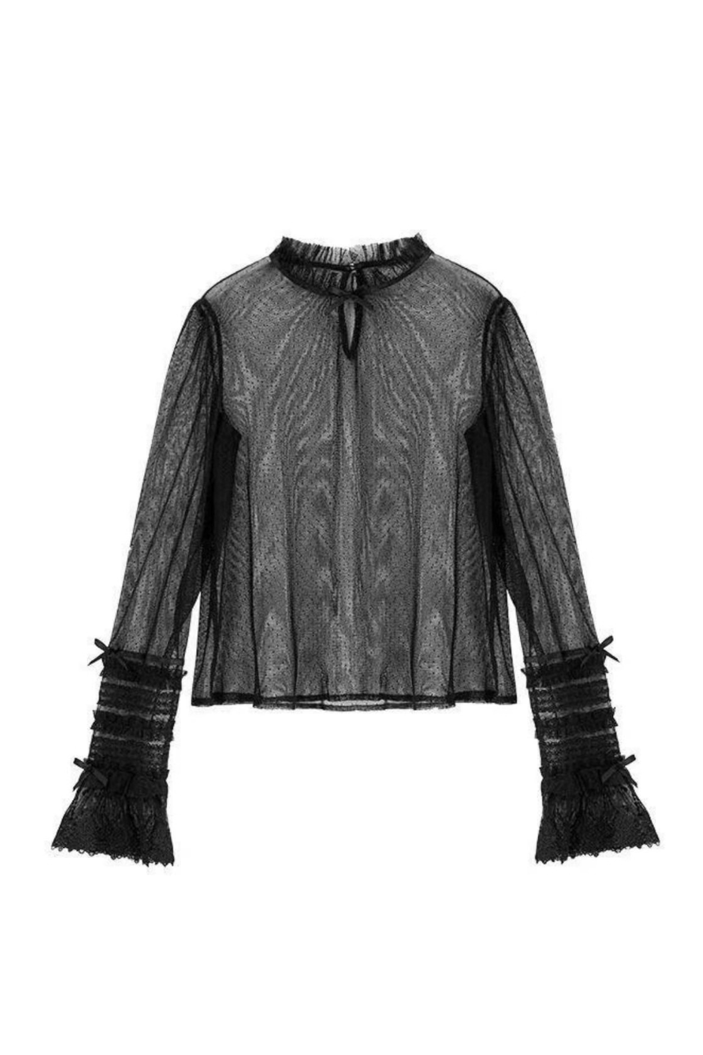 Sleeveless Fishtail Elegant Dress + Sheer Top