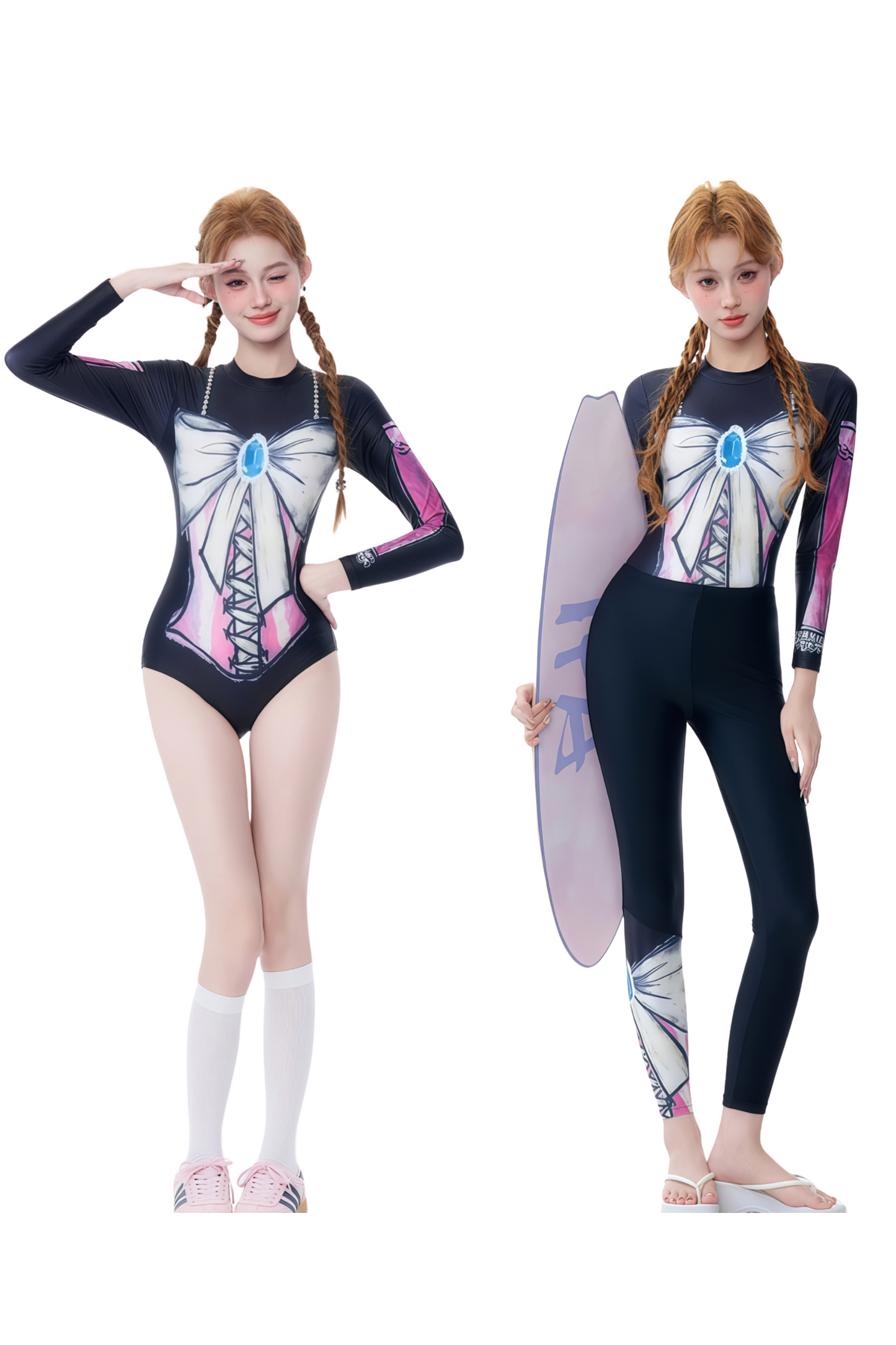 スタイリッシュワンピーススーツ水着