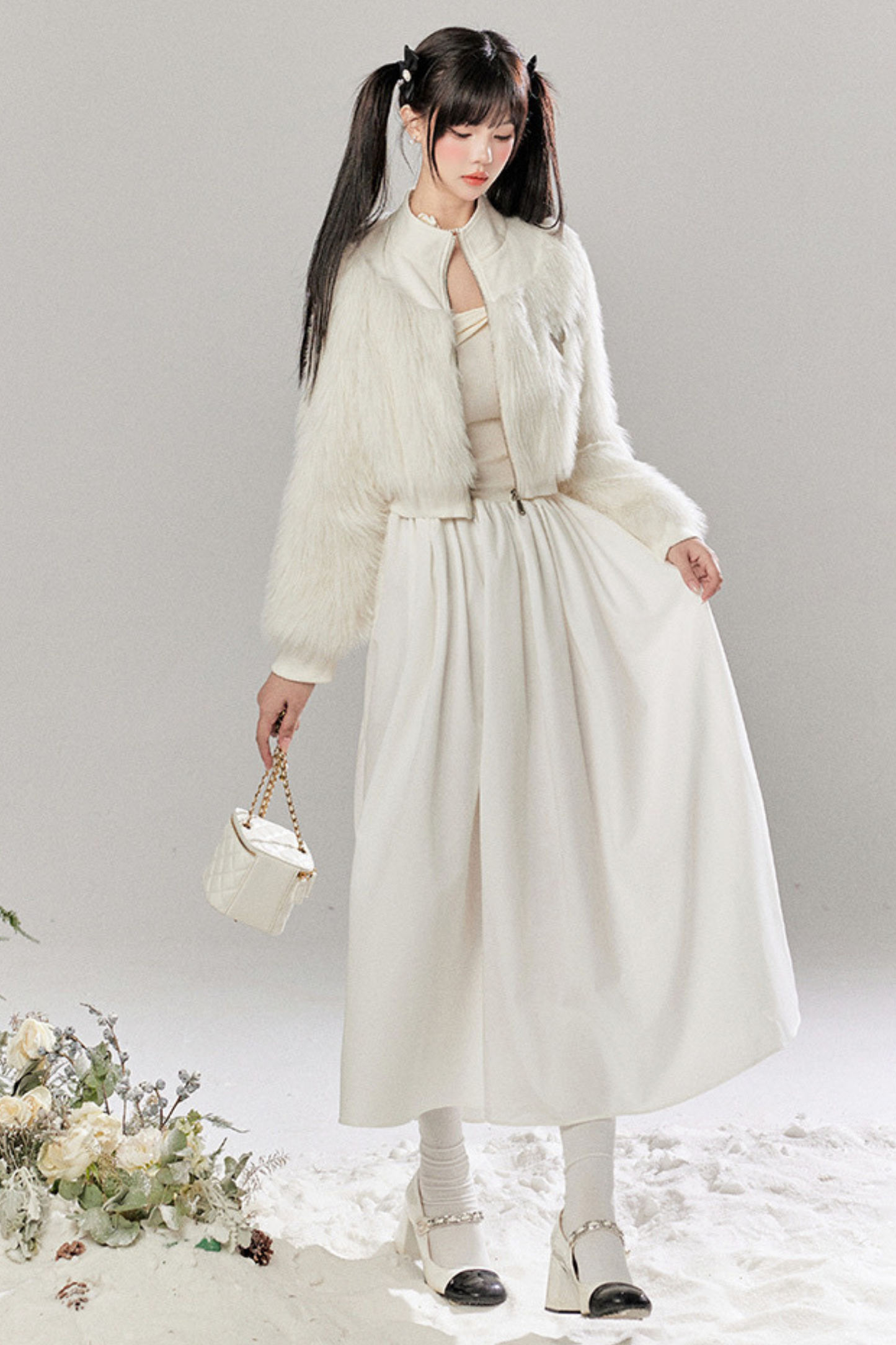 ファーフォックスファーショートコート