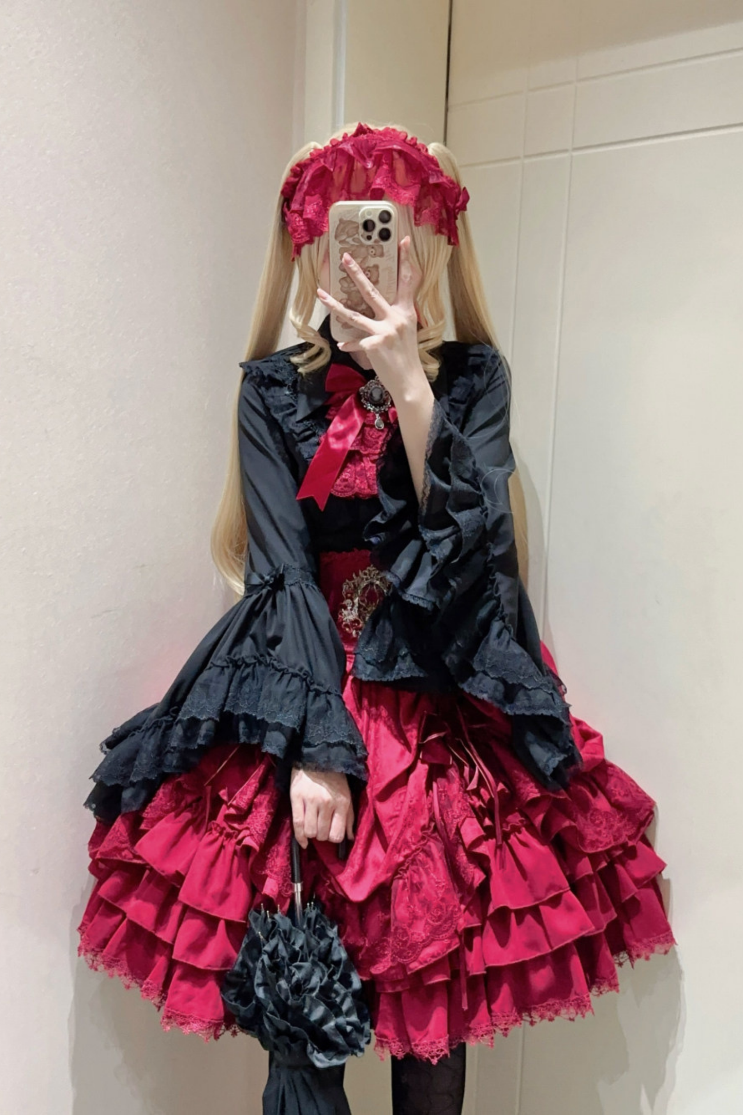 Moon River Gothic Skirt + Cape + Top + Bow