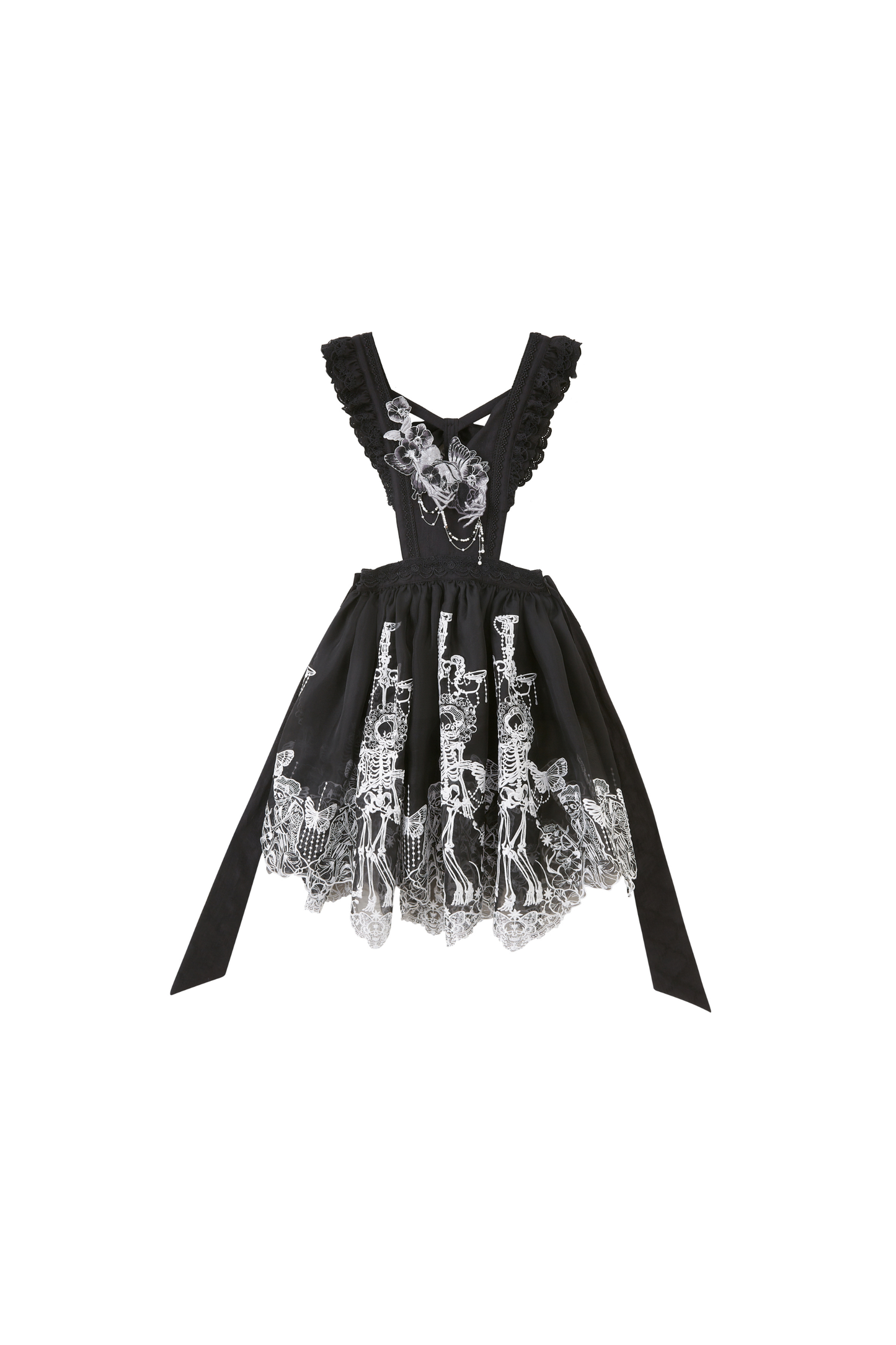 Gothic Skirt + Big Sleeve Jacket + Pleated Long Skirt