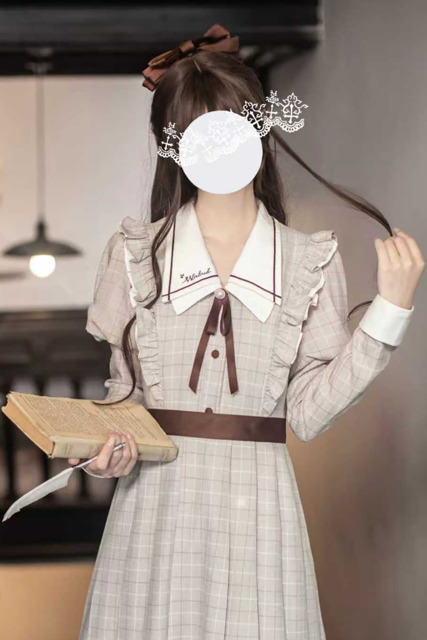 Preppy Style Retro Elegant Dress