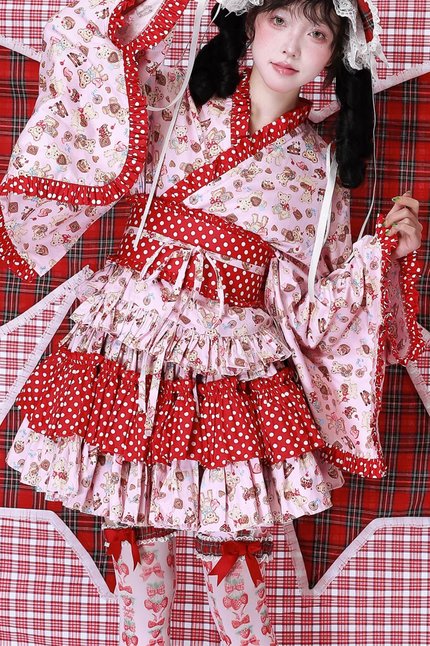 Retro Lolita Kimono Skirt