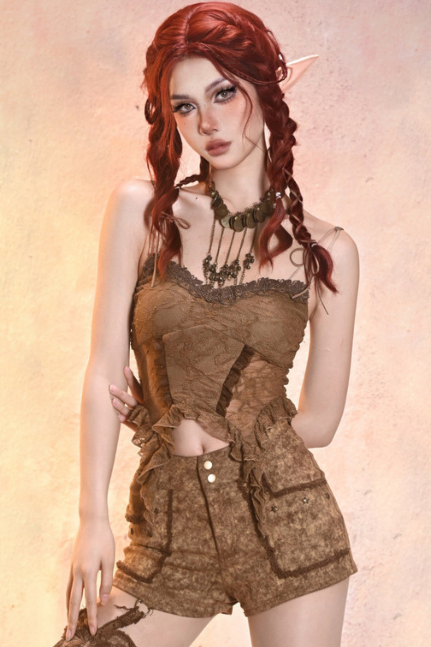 【予約商品】Y2K ホットガールレトロショートパンツ